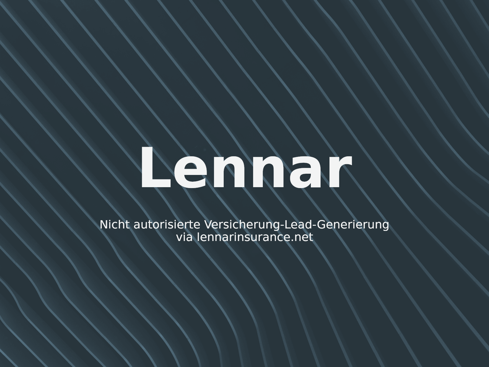 Nicht autorisierte Versicherung-Lead-Generierung via lennarinsurance.net