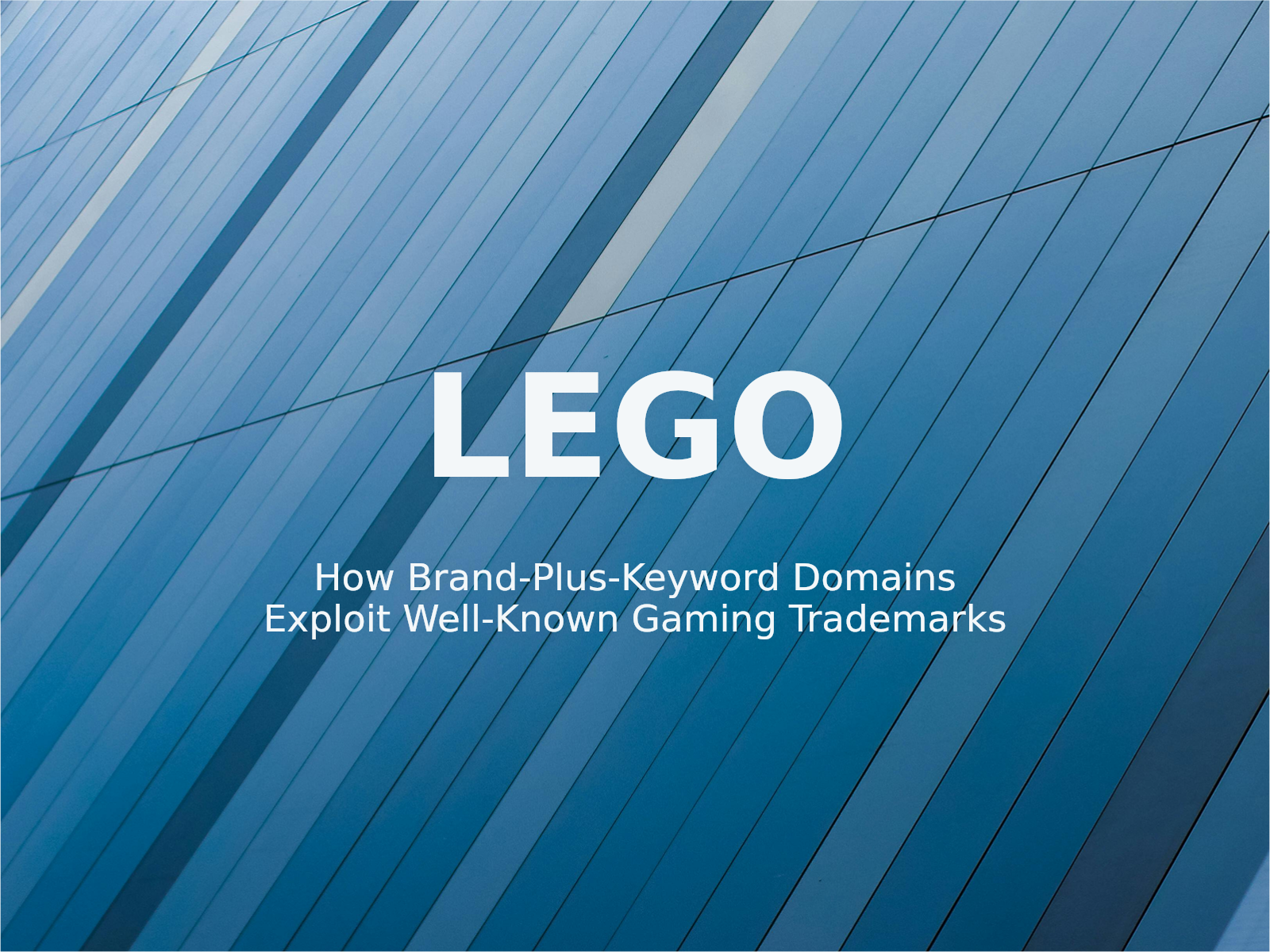 How Brand-Plus-Keyword Domains Exploit Well-Known Gaming Trademarks