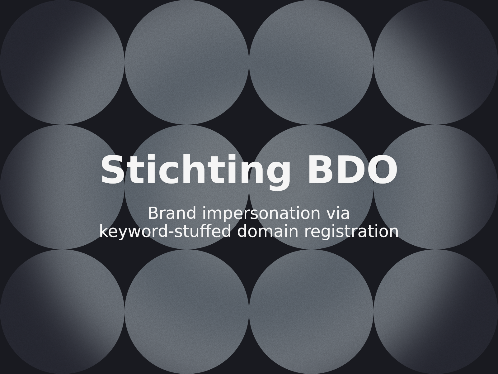 WIPO ordnet Übertragung von wealthbdo.com an Stichting BDO zur Verhinderung von Unternehmens-Impersonation an