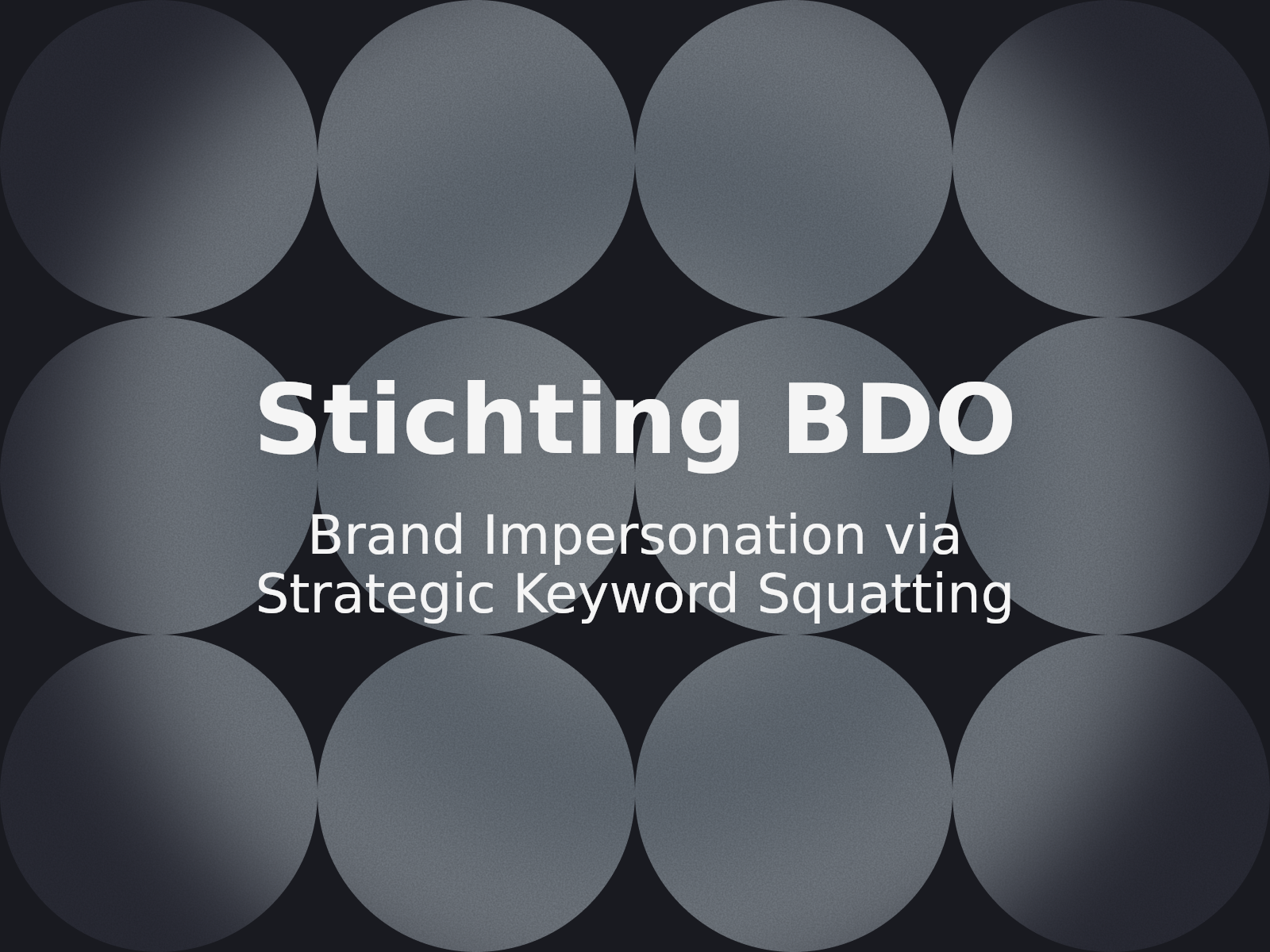 La WIPO ordena la transferencia de wealthbdo.com a Stichting BDO para evitar la suplantación corporativa