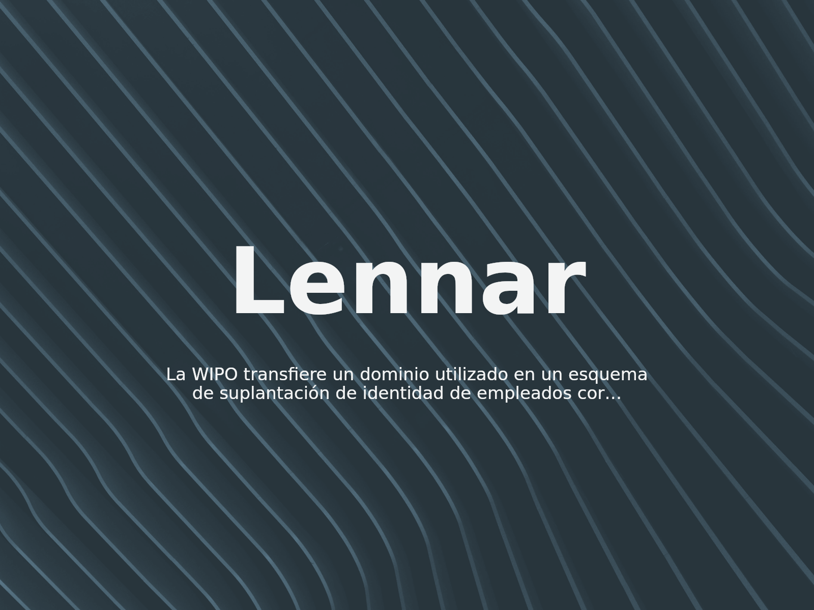 La WIPO transfiere un dominio utilizado en un esquema de suplantación de identidad de empleados corporativos mediante typosquatting