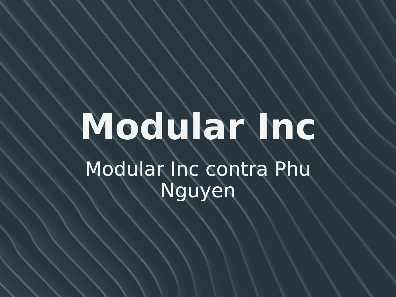 Modular Inc contra Phu Nguyen