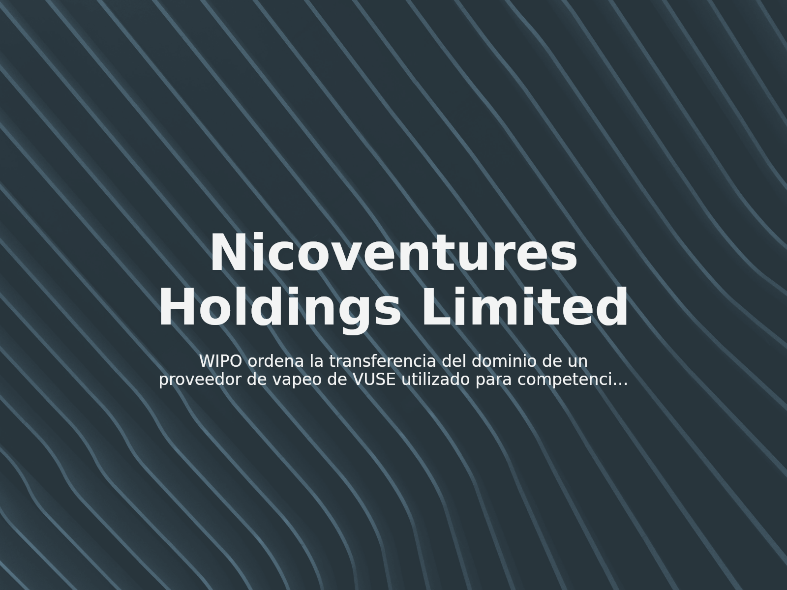 WIPO ordena la transferencia del dominio de un proveedor de vapeo de VUSE utilizado para competencia no autorizada