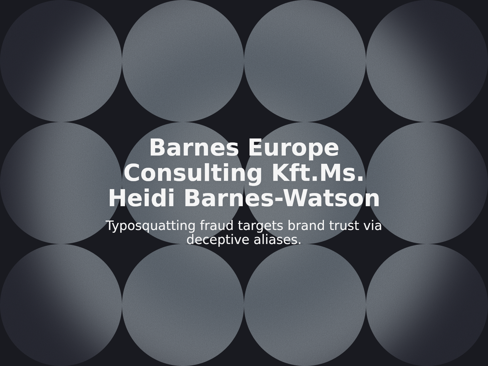 Luxury Brand BARNES Secures Typosquatted Domain Used for Potential Email Fraud