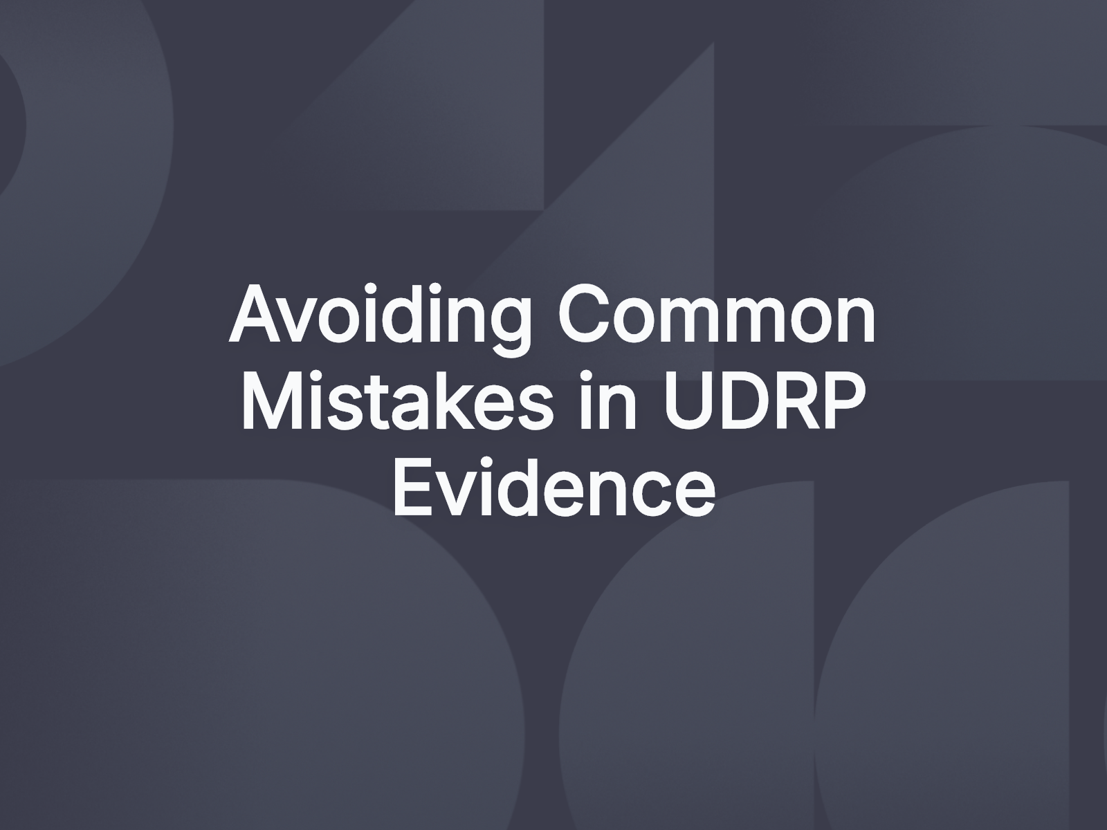 Avoiding Common Mistakes in UDRP Evidence