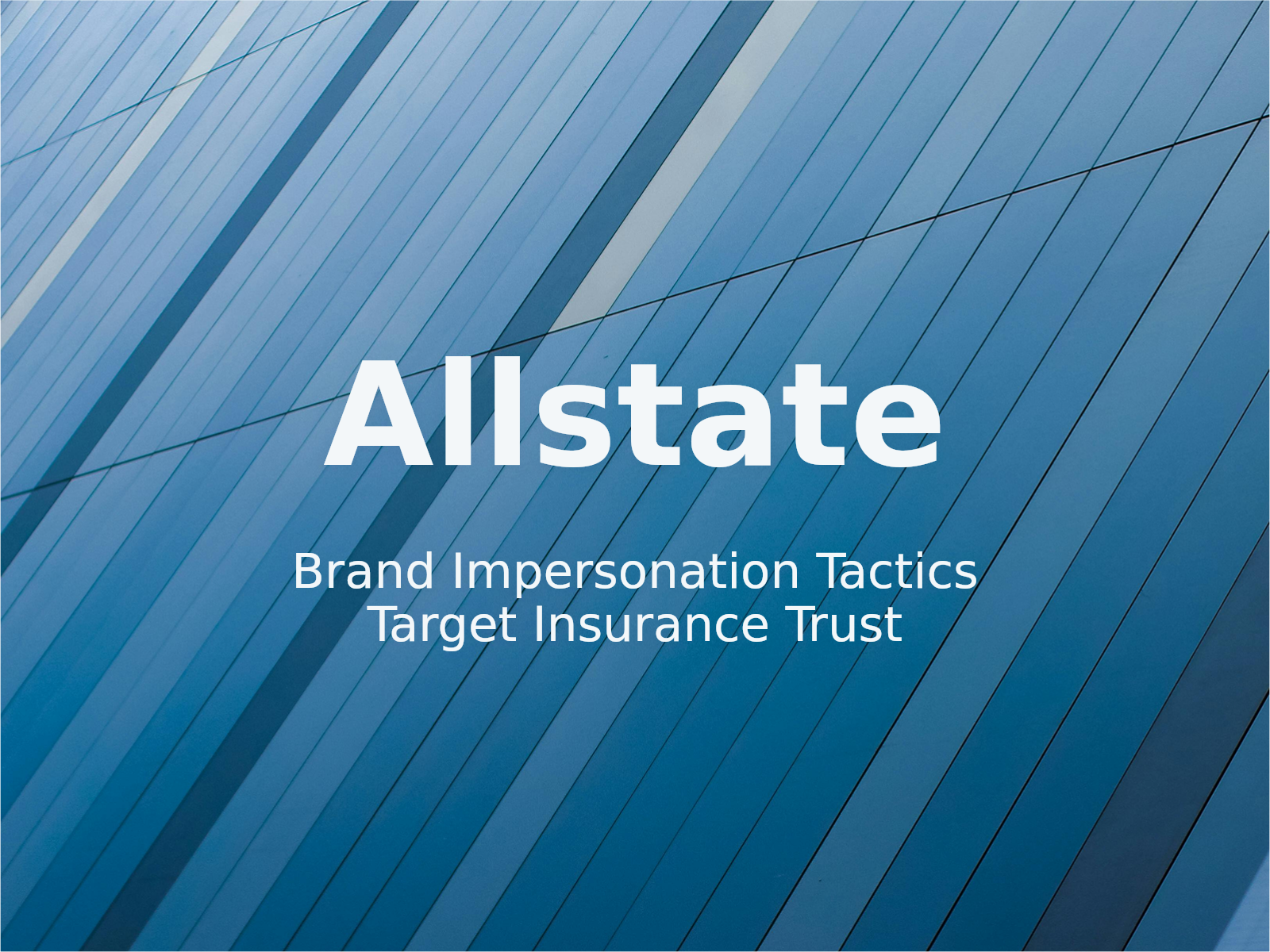 Allstate Secures Transfer of Deceptive Insurance Portals Following Brand Mimicry