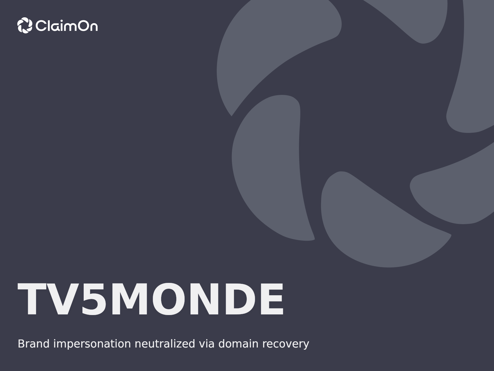 Lutte contre l’usurpation d’identité d’entreprise via des domaines TV5MONDE non autorisés