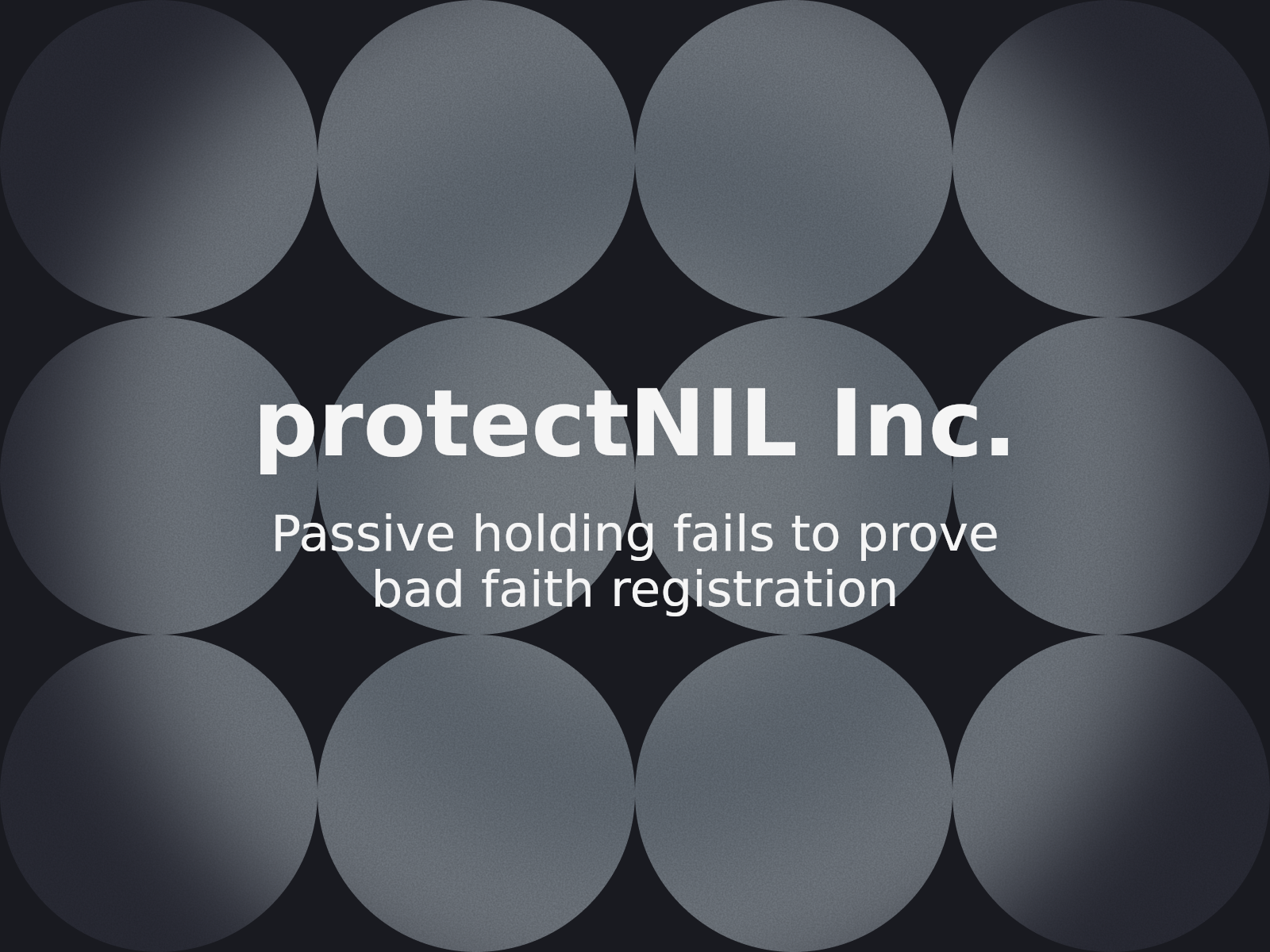 Panel denies protectNIL Inc.’s request to reclaim nilassist.com