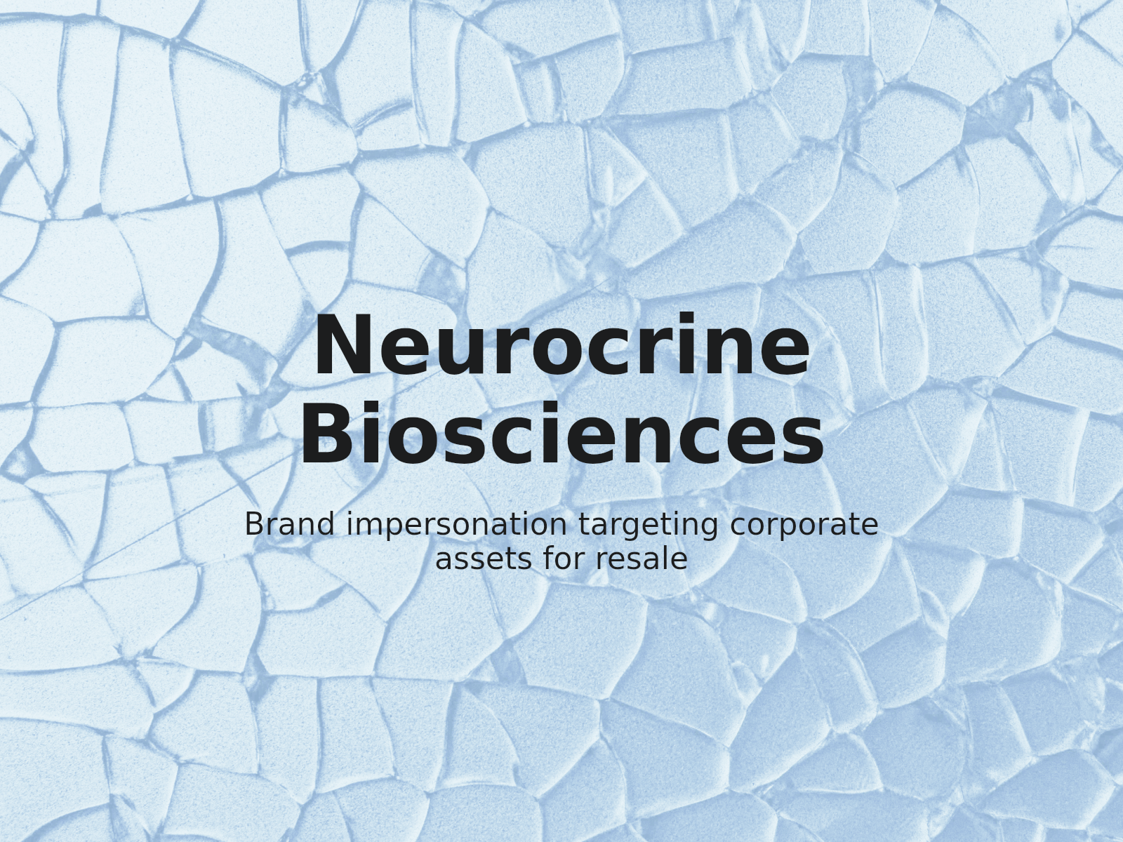 Wiedererlangung von Neurocrine-Domain-Assets bei Resale-Machenschaften