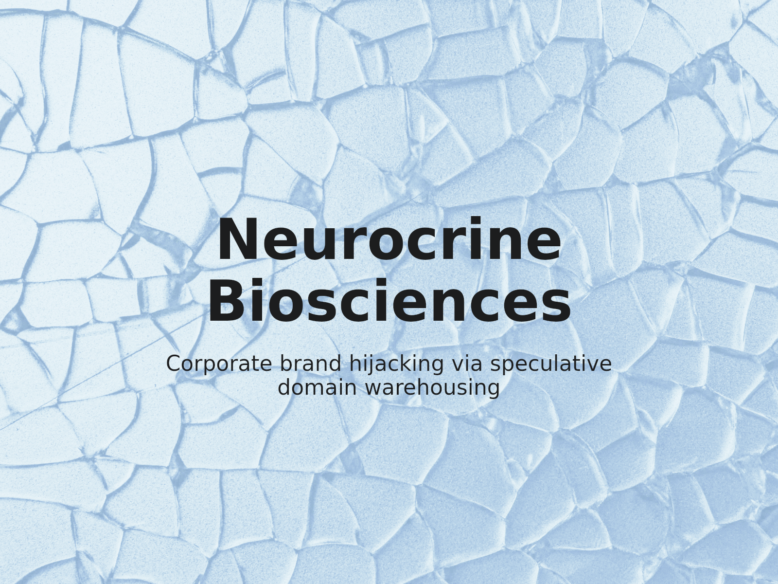 Récupération d’actifs de domaine Neurocrine face à des stratégies de revente