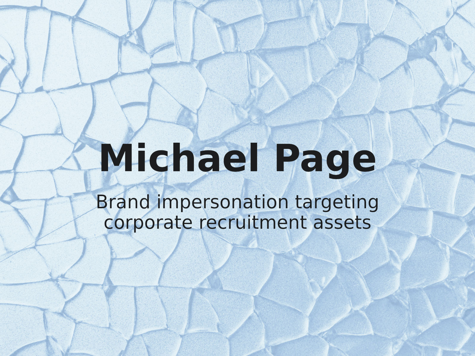 Michael Page Recruitment : Défense des actifs de la marque contre les tentatives de revente de noms de domaine