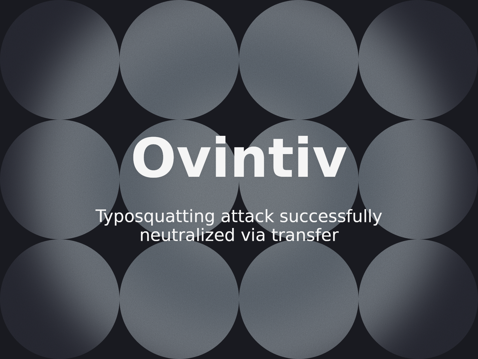 Lutte contre les risques de typosquatting via l’UDRP : le cas de oviintiv.com