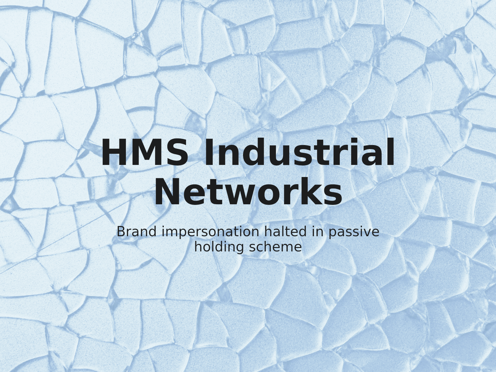 Verteidigung von HMS Industrial Networks gegen Domain-Impersonation