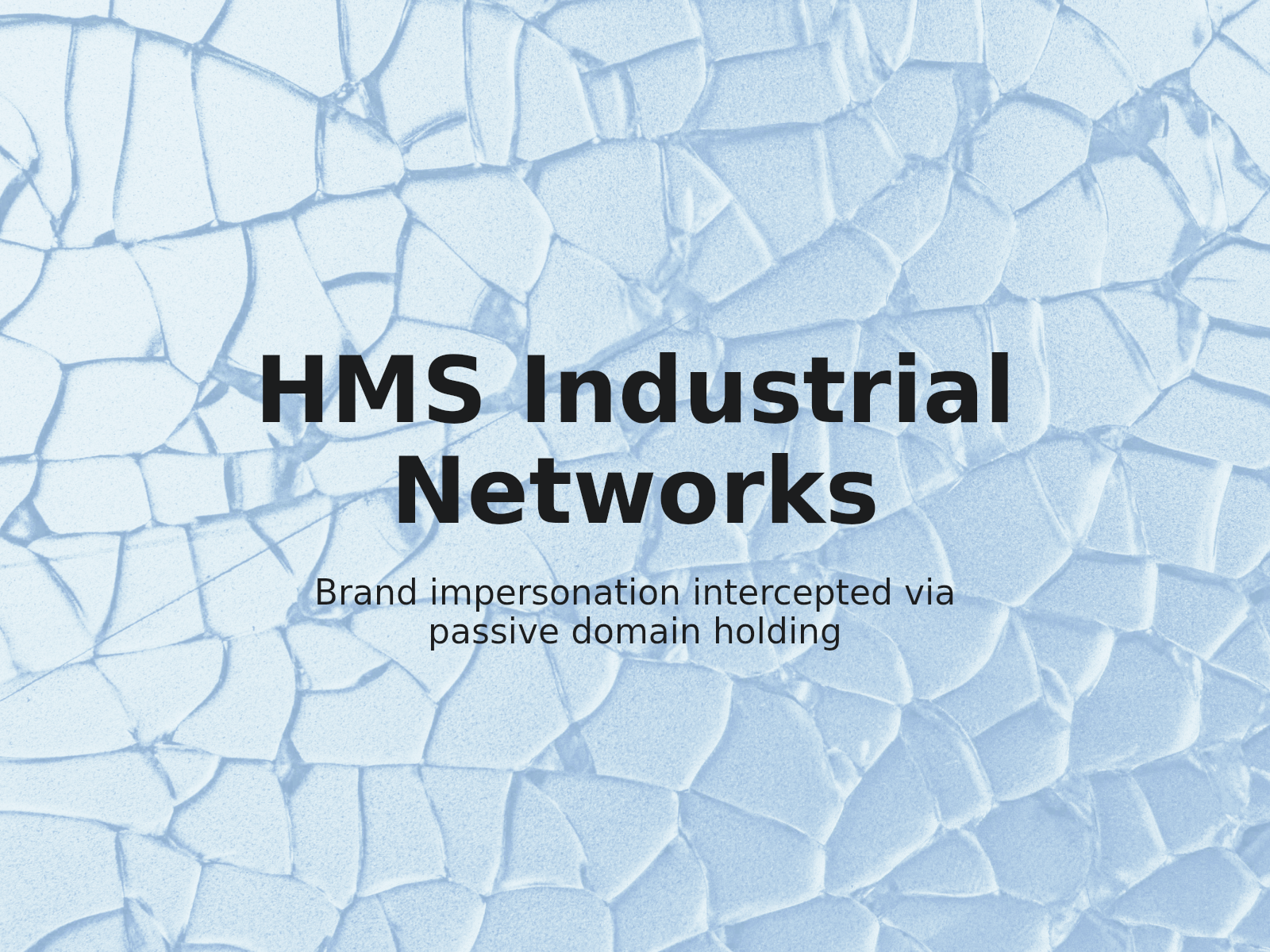 Defending HMS Industrial Networks from Serial Domain Impersonation