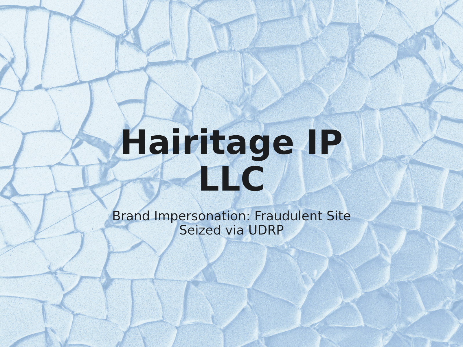 Bekämpfung von Domain-Impersonation und Verbraucherbetrug bei Hairitage
