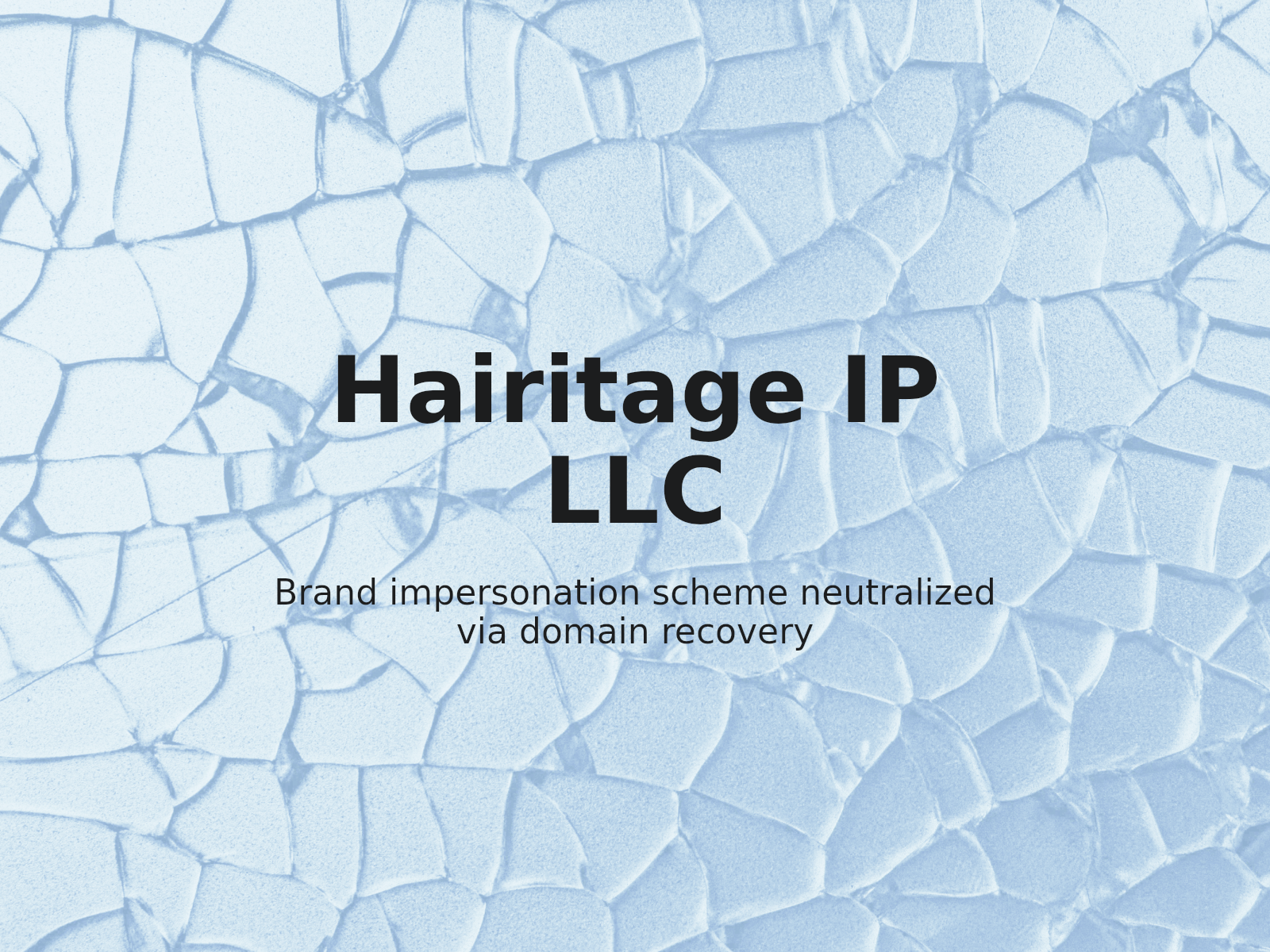 Abordaje de la suplantación de dominio de Hairitage y el fraude al consumidor