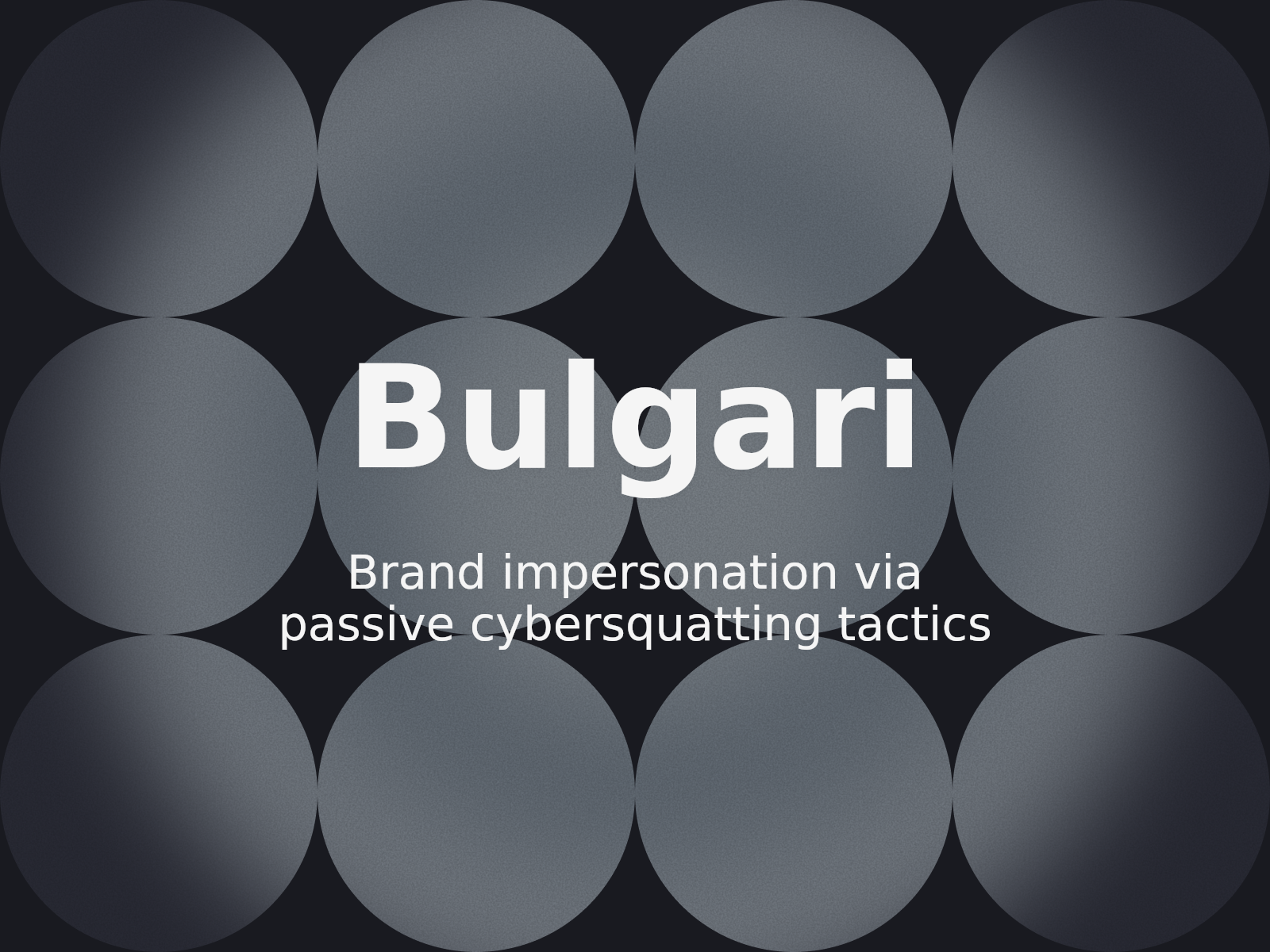Gestion des risques de marque liés à la détention passive de domaines : Analyse d’une procédure UDRP Bulgari