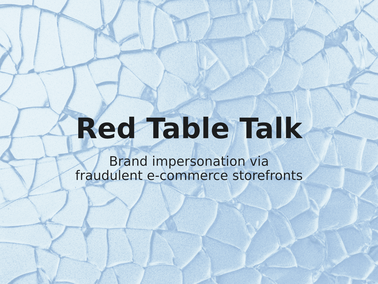 Acciones de cumplimiento contra el dominio falso redtabletalk.shop
