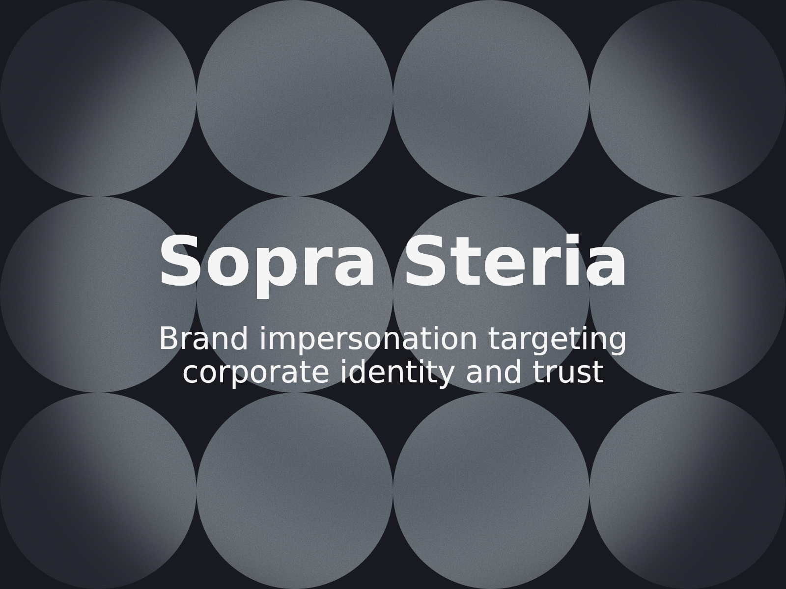 Schutz der Unternehmensidentität vor Identitätsdiebstahl bei der Rekrutierung: Der Fall Sopra Steria