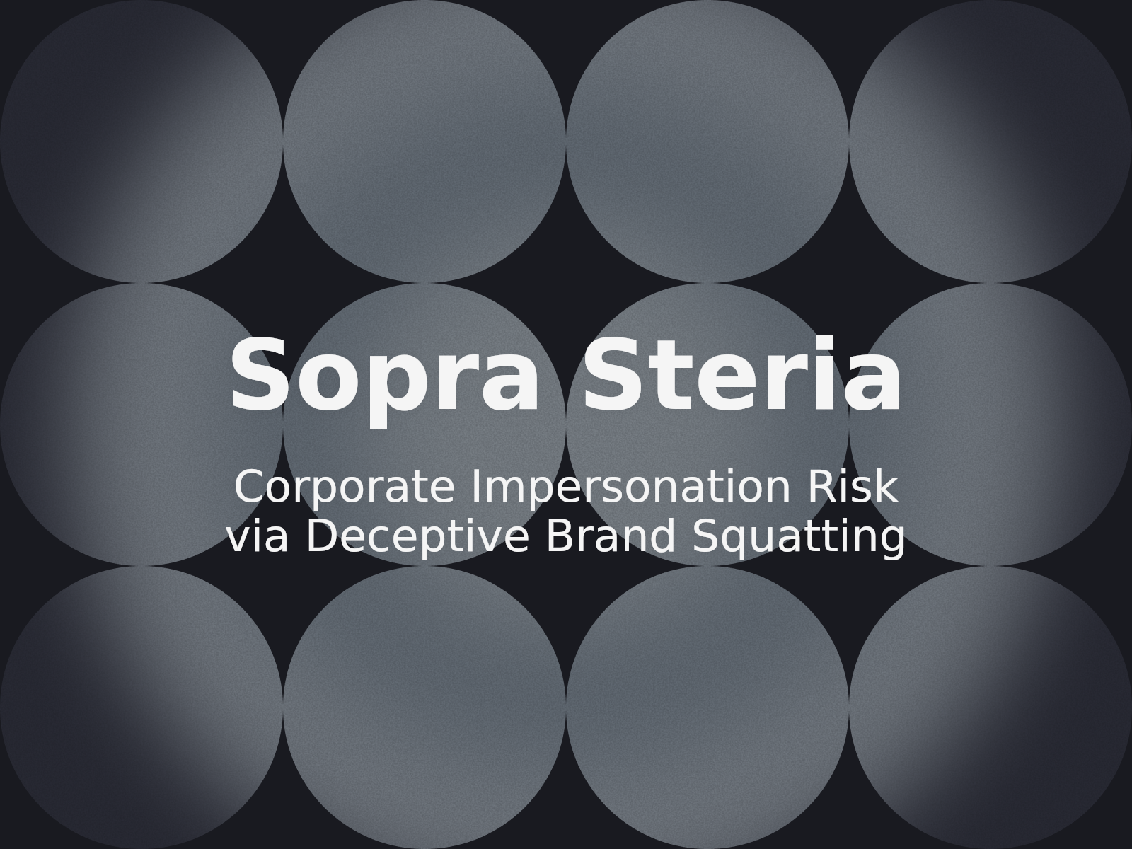 Protección de la identidad corporativa frente a la suplantación en procesos de contratación: El caso de Sopra Steria