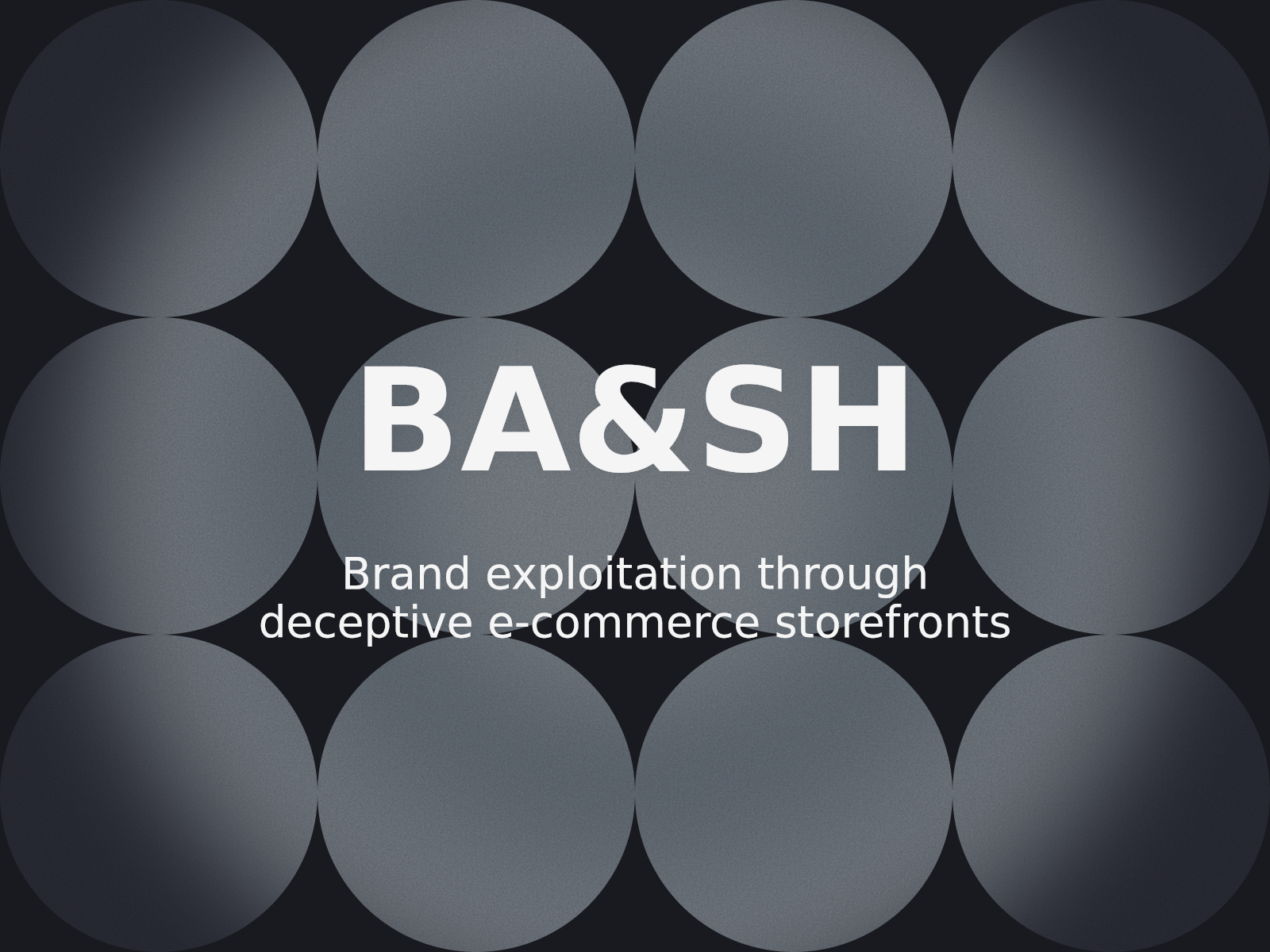 Lutte contre la contrefaçon de marque et la tromperie des clients sur bash-es.org