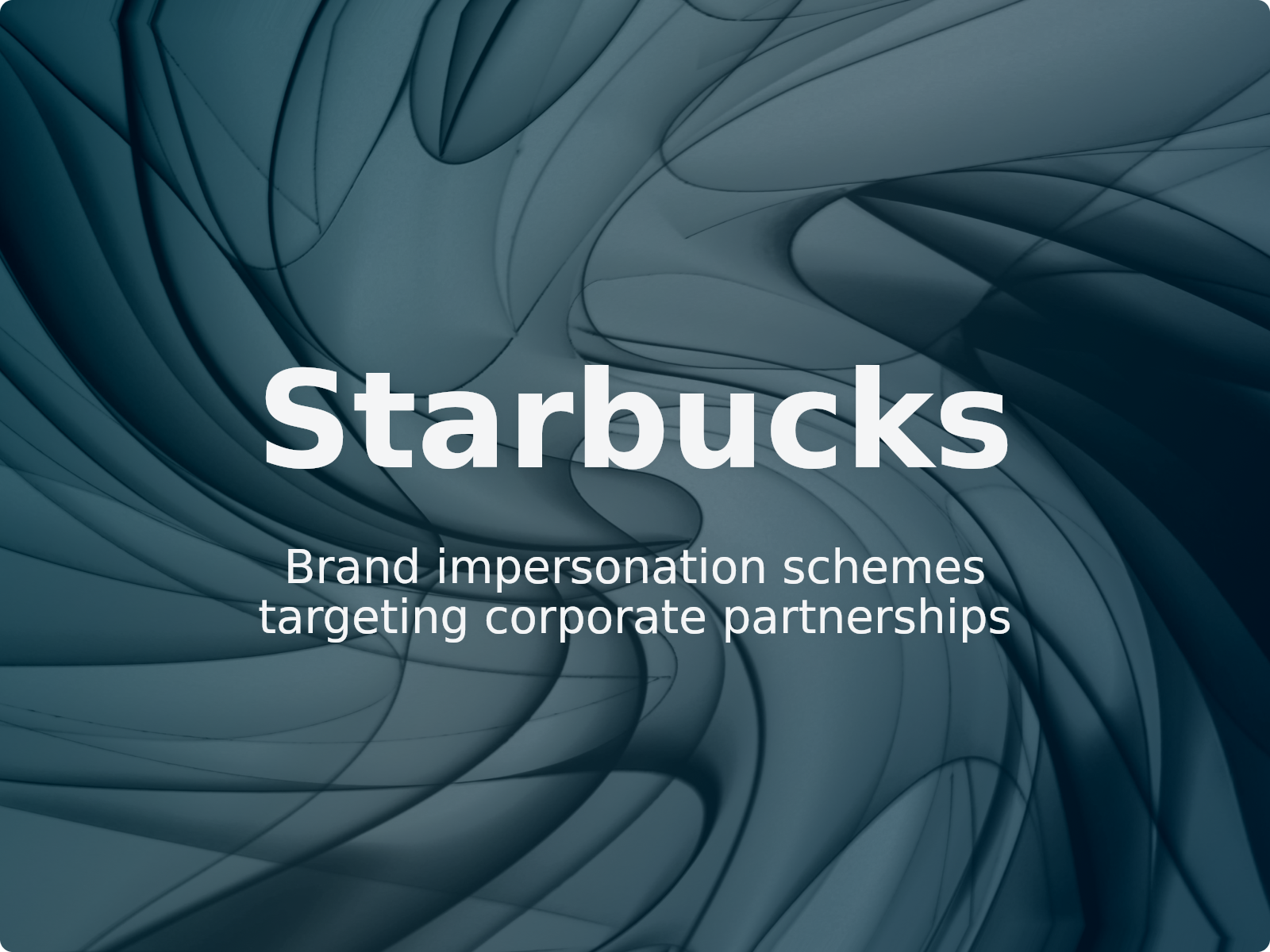 Combatiendo la suplantación corporativa: Caso de fraude de franquicia de Starbucks
