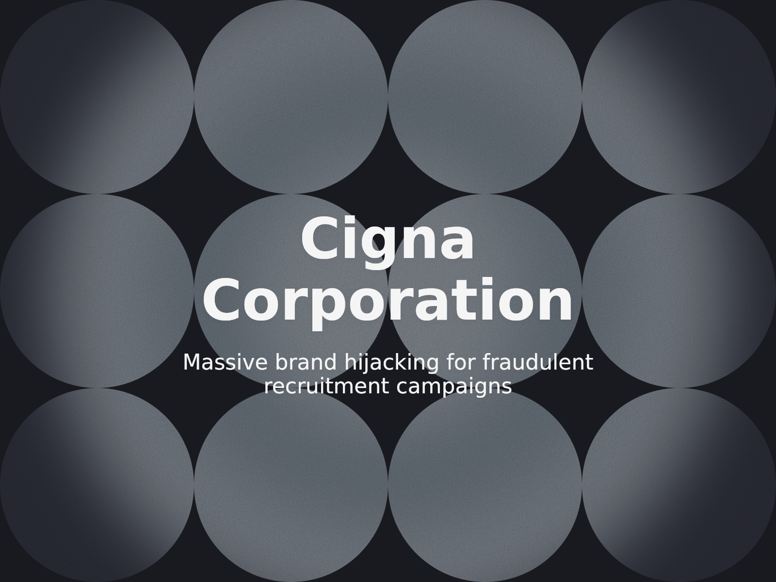 Bekämpfung von Massen-Domain-Spoofing bei der Personalsuche von Cigna
