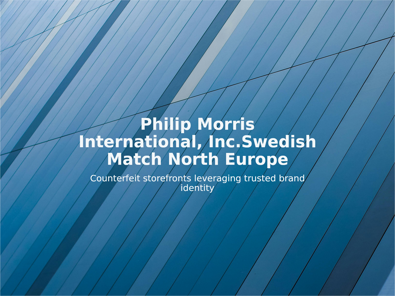 Schutz der Marke ZYN vor unbefugten geografischen Online-Shops