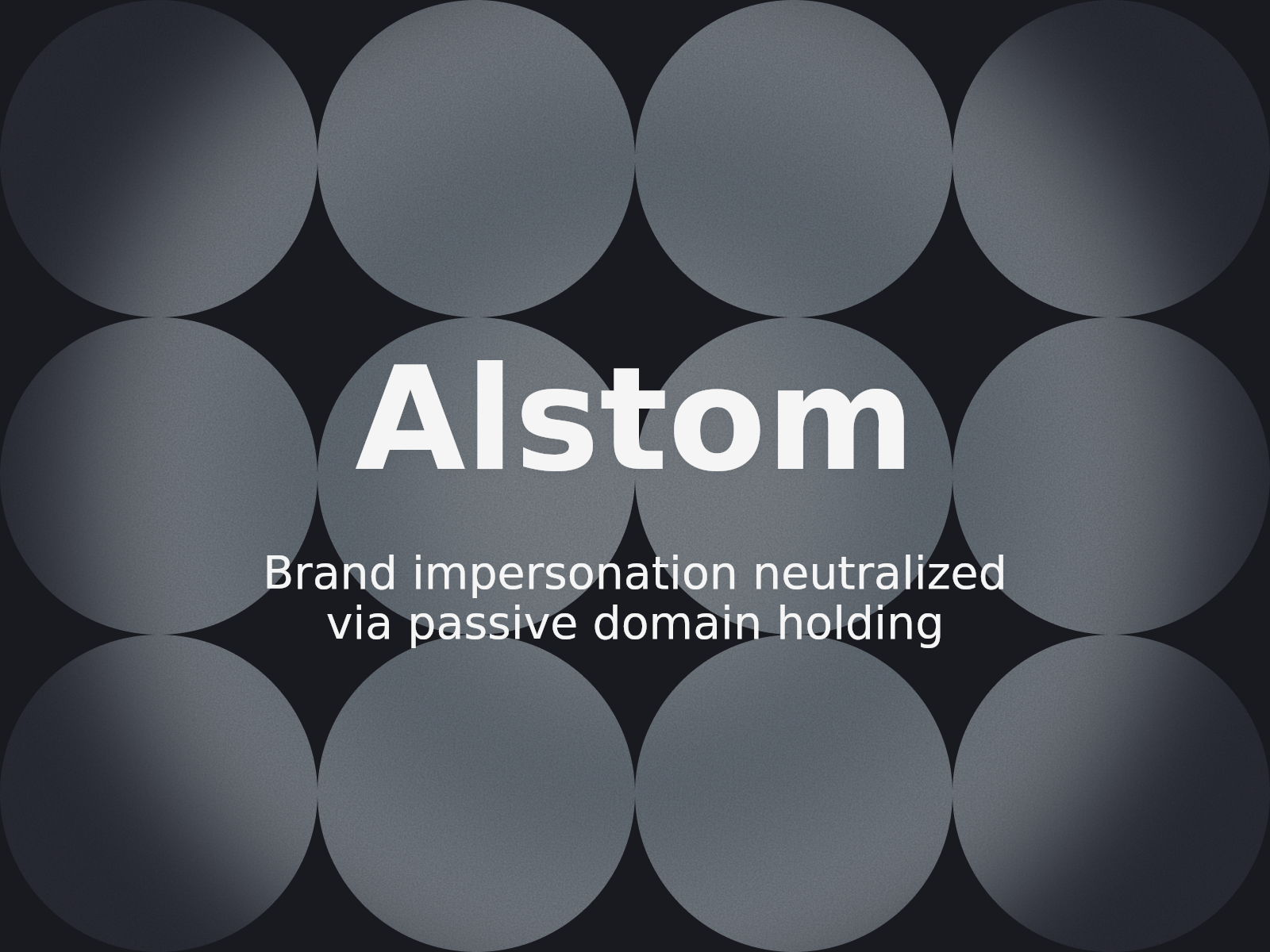 Durchsetzungsmaßnahmen gegen die unbefugte Registrierung von Domains unter der Marke ALSTOM