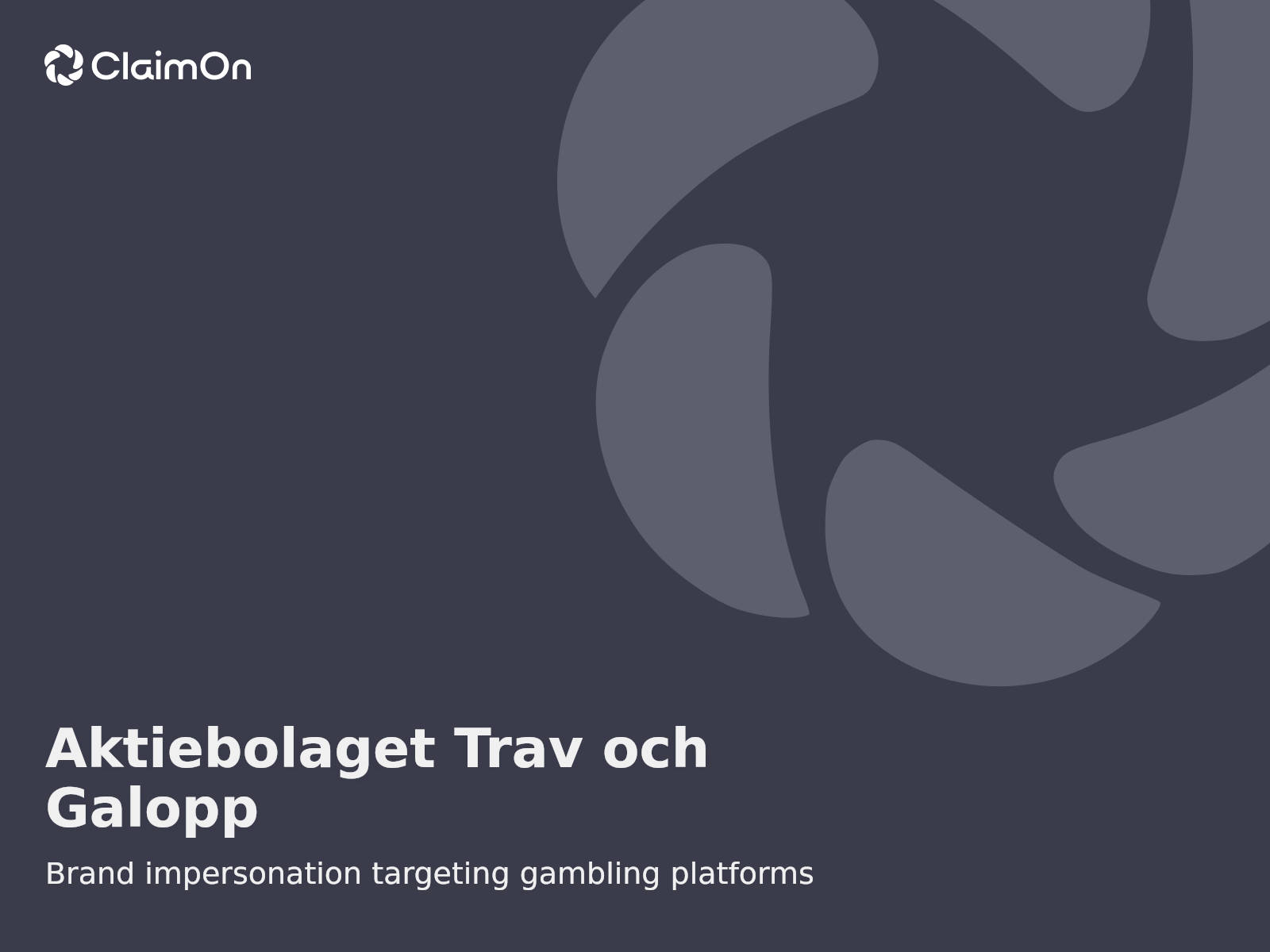 Defending against unauthorized ATG brand impersonation in gambling domains