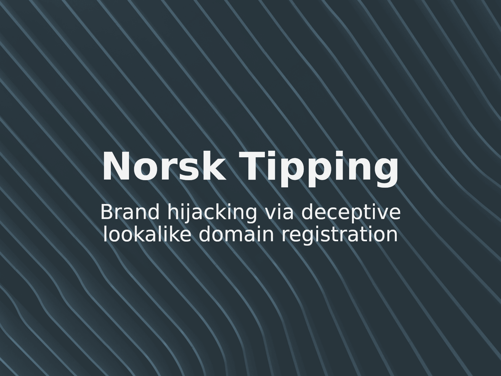 Defensa contra la suplantación corporativa: lecciones de la disputa de Norsk Tipping