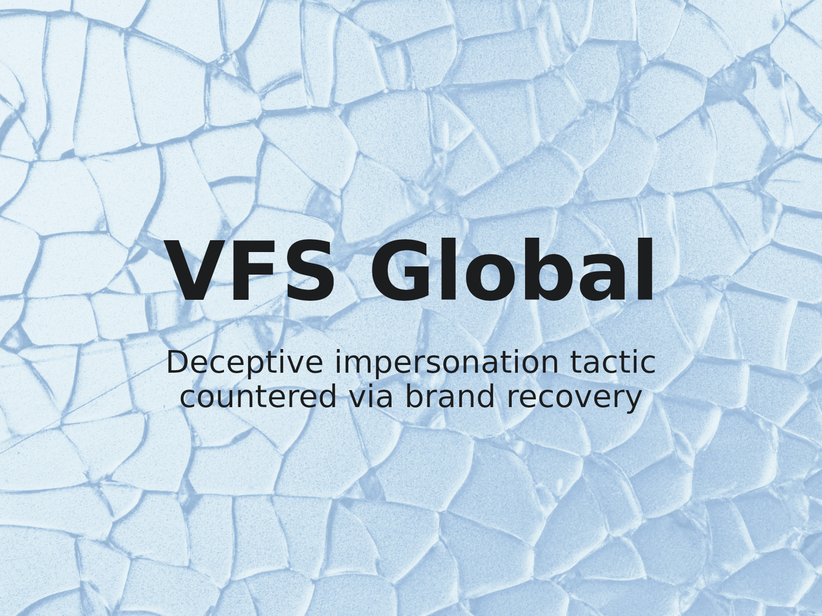 Analysis of Email Impersonation and Domain Abuse in VFS Global Case