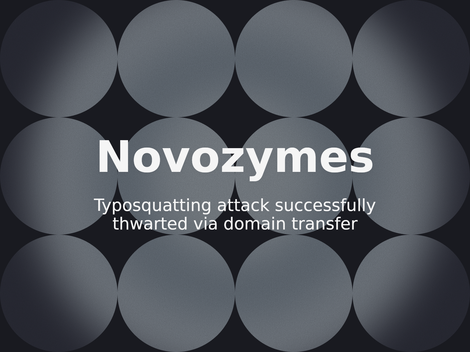 Protección de la marca Novonesis contra el typosquatting visual