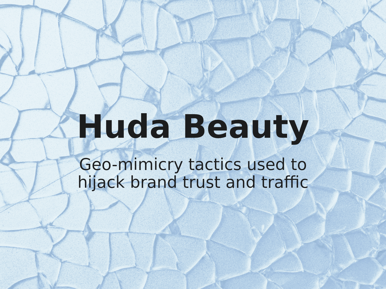 Abordaje de la geosimulación de dominios y la suplantación de marcas en la disputa de hudabeautycanada.com
