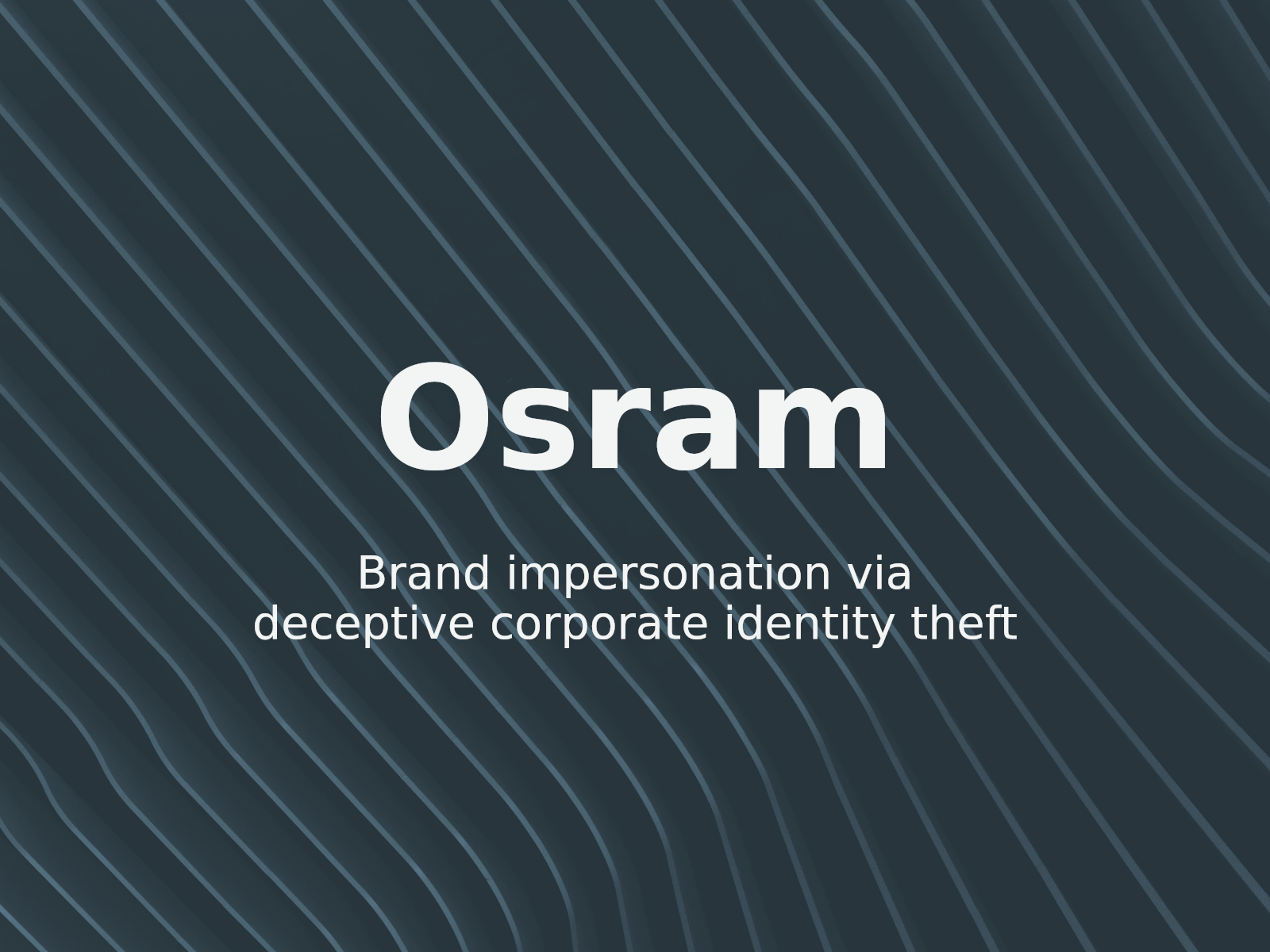 Protecting Customer Trust Against Corporate Impersonation