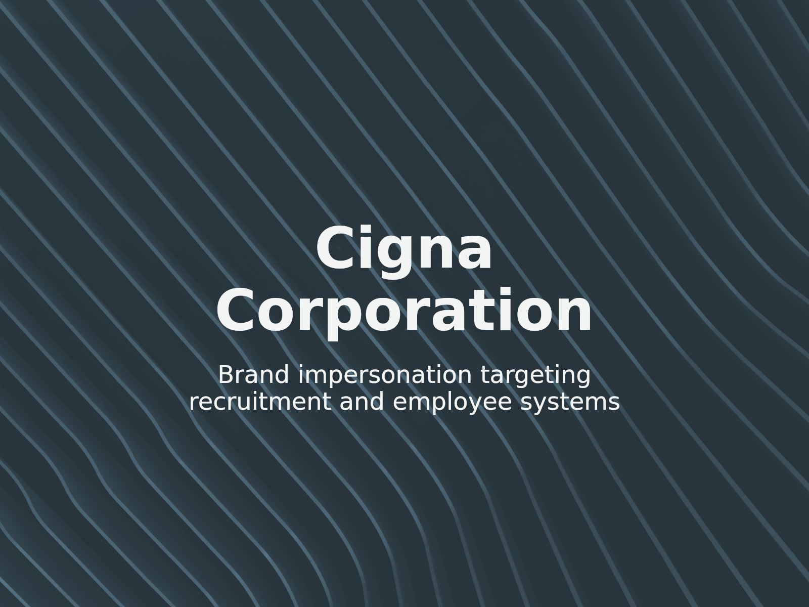 Addressing Bulk Corporate Impersonation: Lessons from the Cigna Domain Transfer
