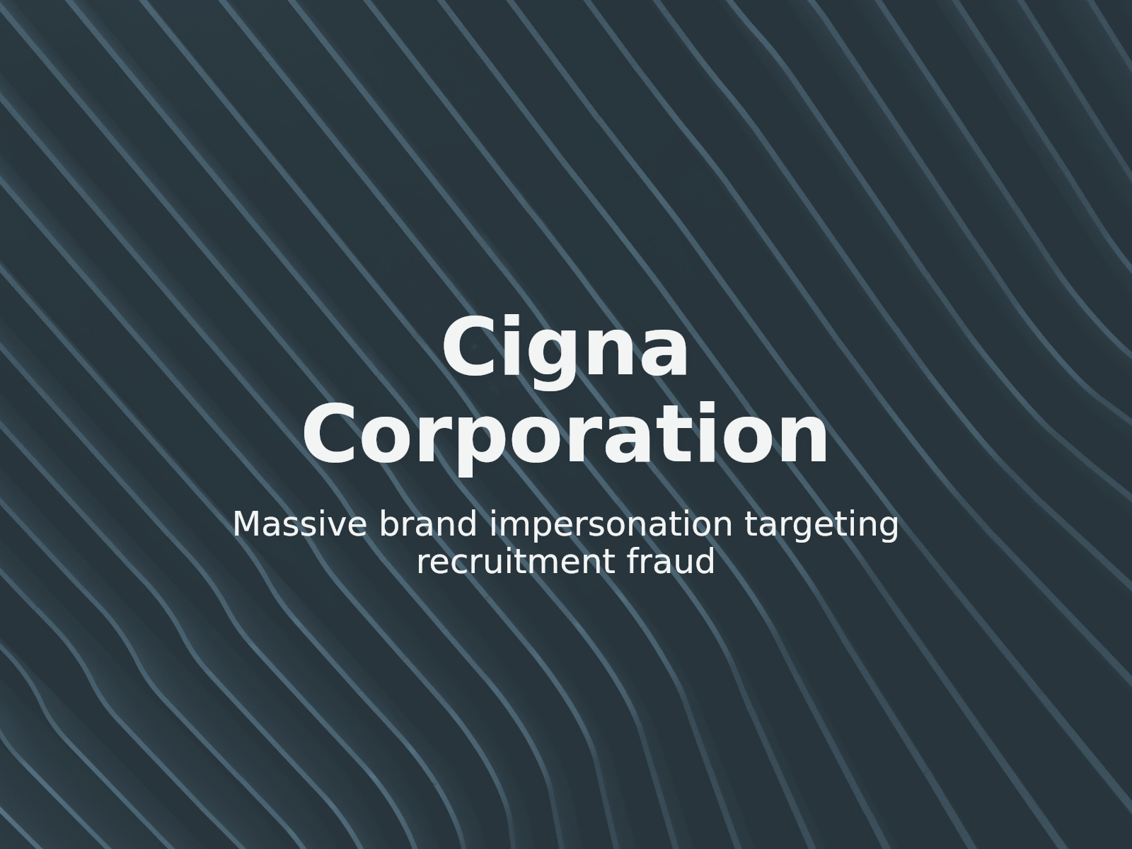 Cómo abordar la suplantación de identidad corporativa masiva: lecciones del caso de transferencia de dominios de Cigna