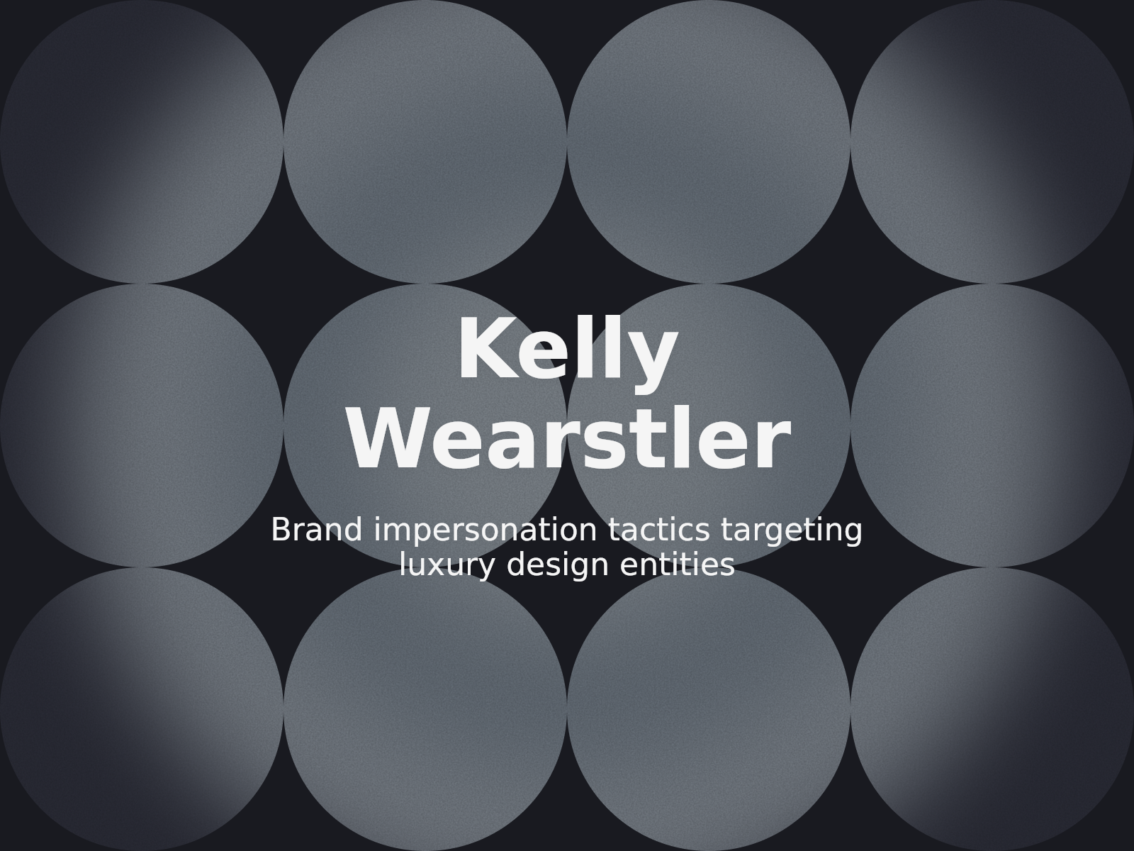 Gestion des risques d’usurpation de marque via UDRP : Étude de cas Kelly Wearstler