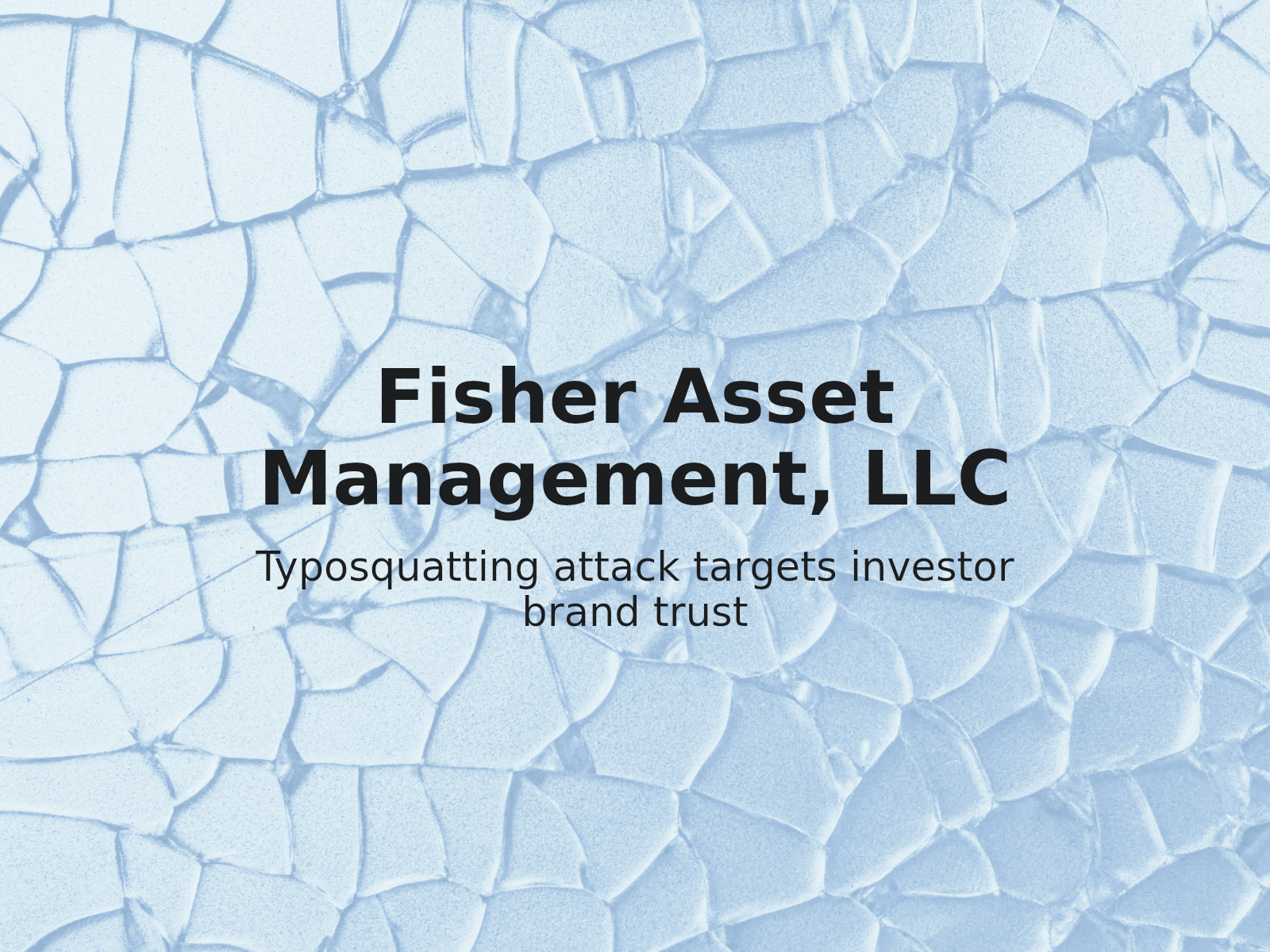 Bekämpfung von Typosquatting und geografischer Domain-Nachahmung: Lehren aus Fisher Asset Management