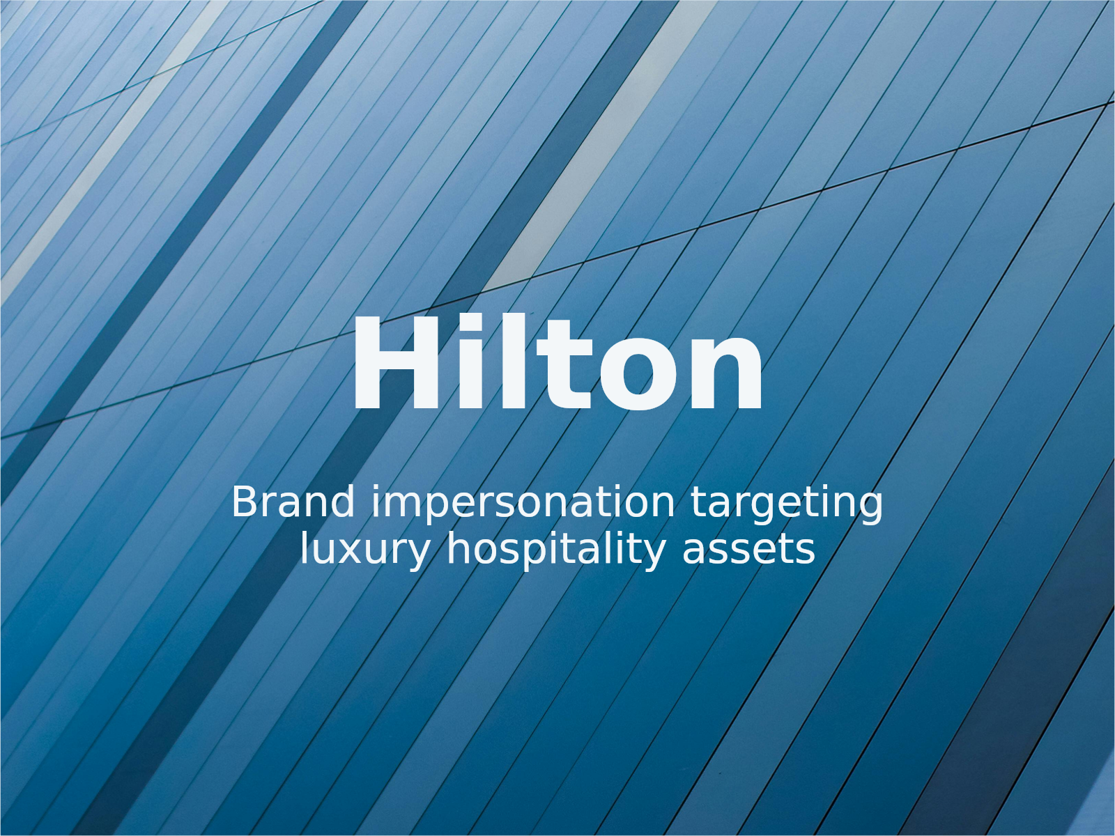 Technical Analysis of Hilton Brand Impersonation and Phishing Risks