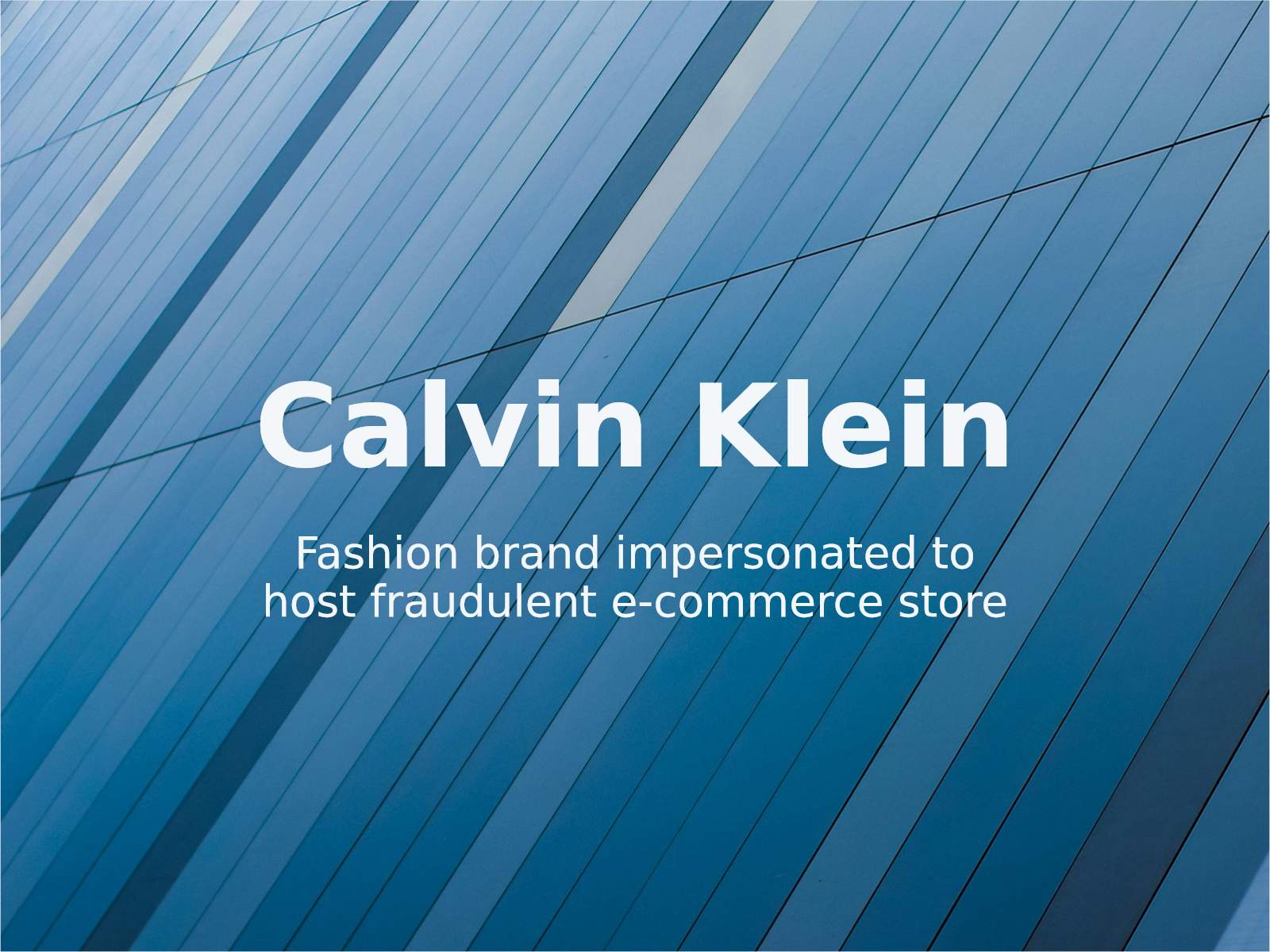 Analyse de mise en application : Transfert non autorisé du domaine Calvin Klein