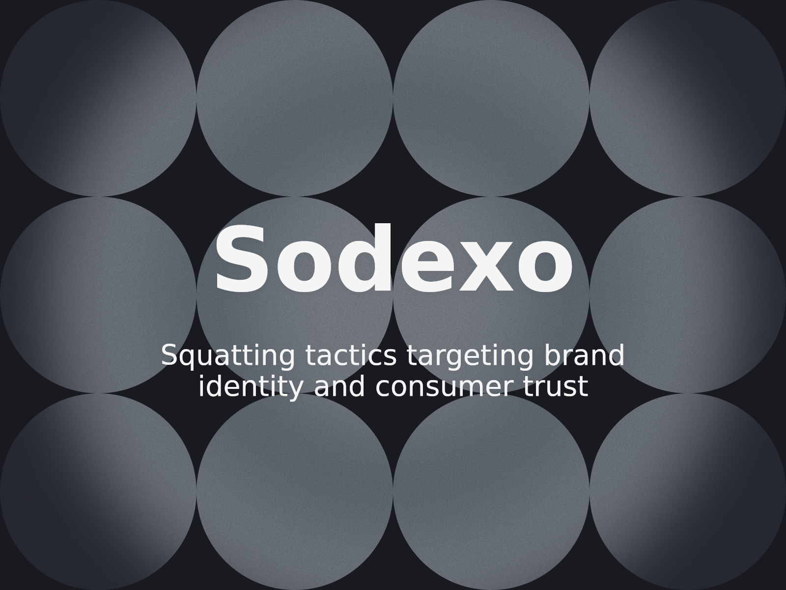 Addressing Passive Domain Holding and Geographic Spoofing of SODEXO