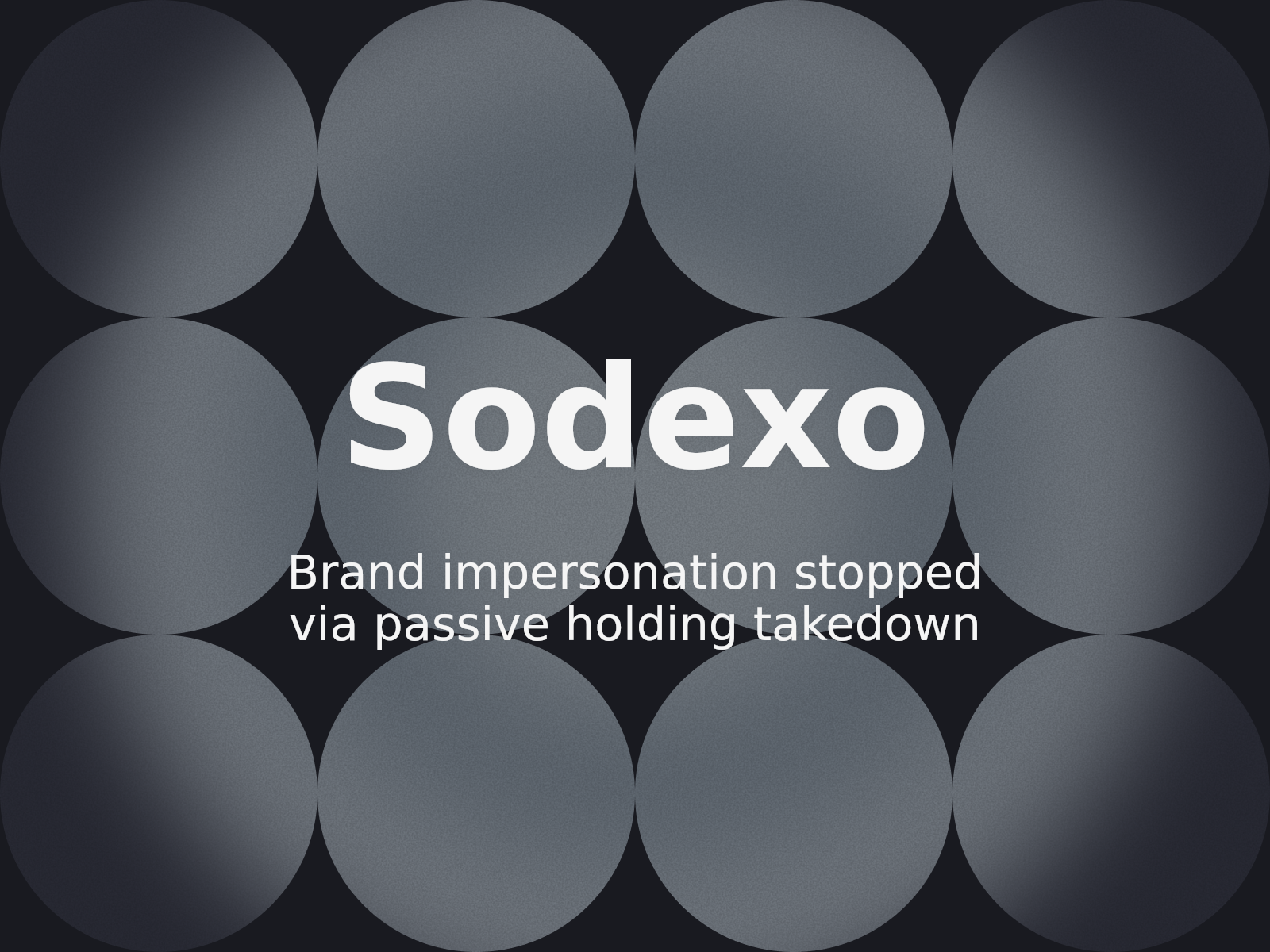 Lutte contre la détention passive de noms de domaine et l’usurpation géographique de SODEXO