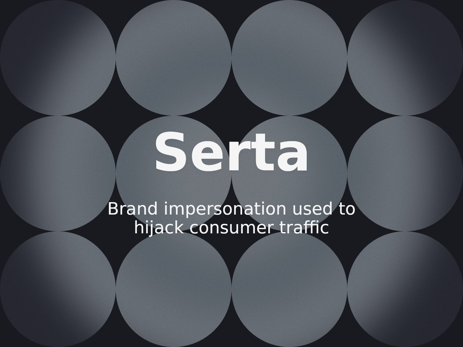 Bekämpfung von Marken-Impersonation und Traffic-Umleitung unter serta-mattress.com