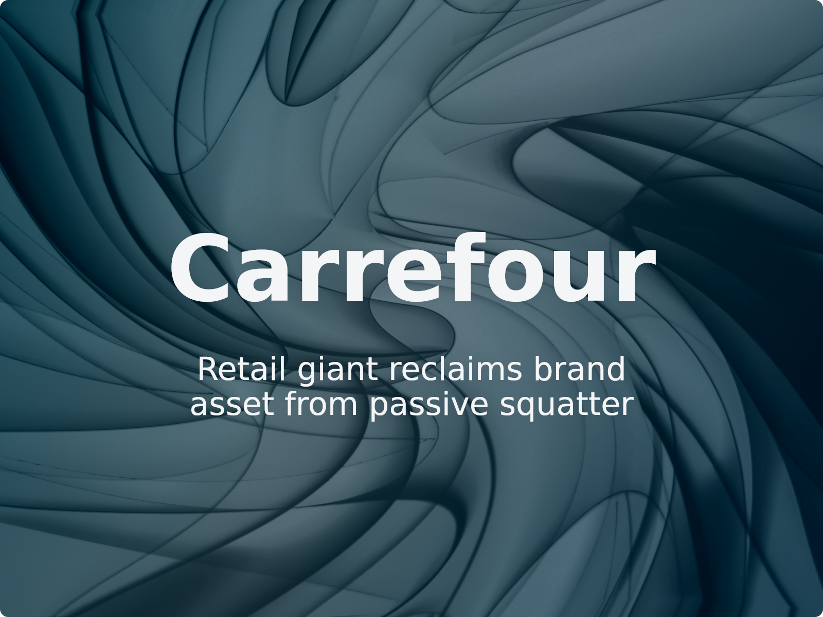 Gestion du détournement de nom de domaine par « passive holding » et données de titulaire frauduleuses dans le litige Carrefour