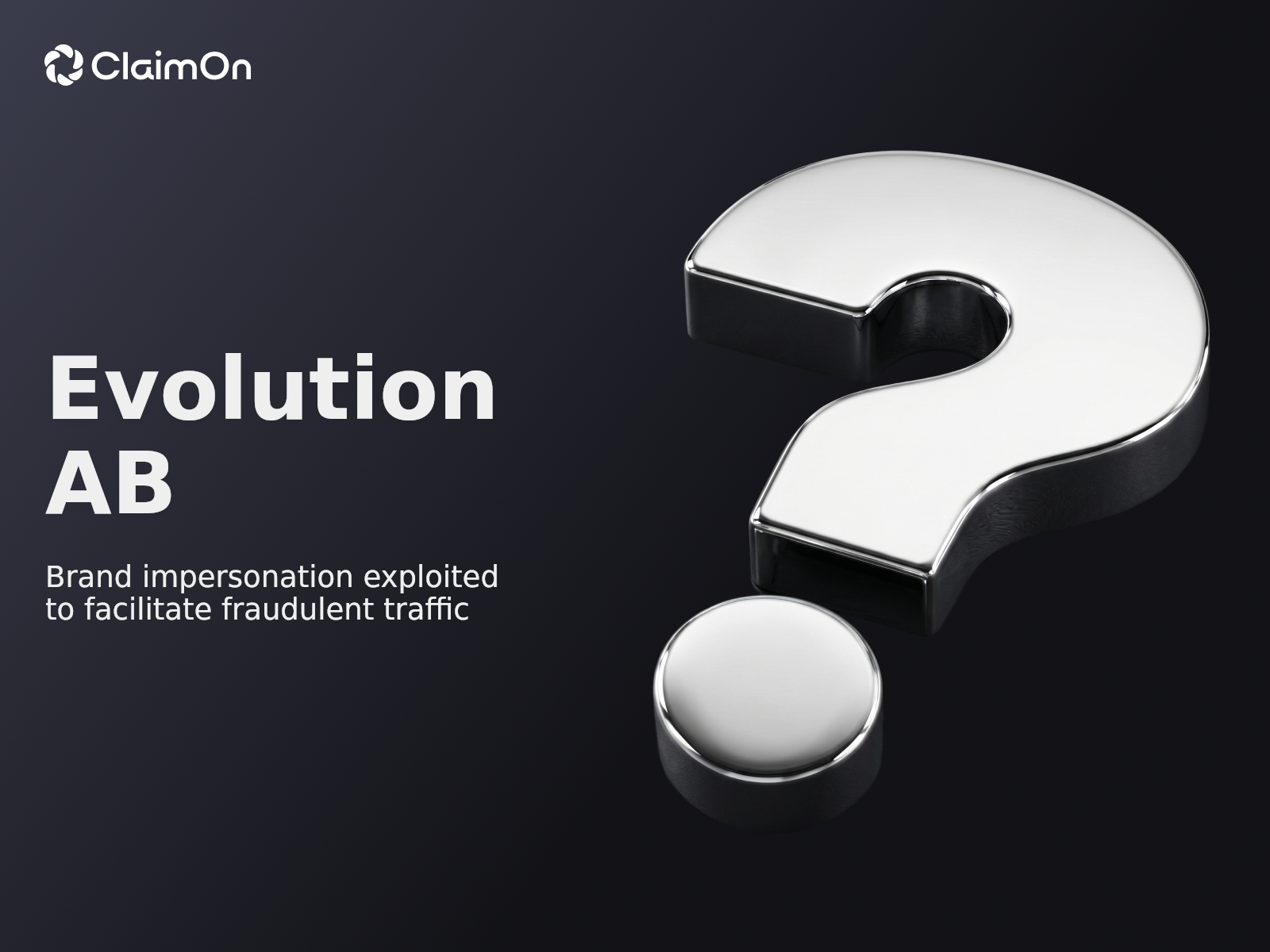 Trademark Impersonation and Competitive Redirection via evolution-official.com