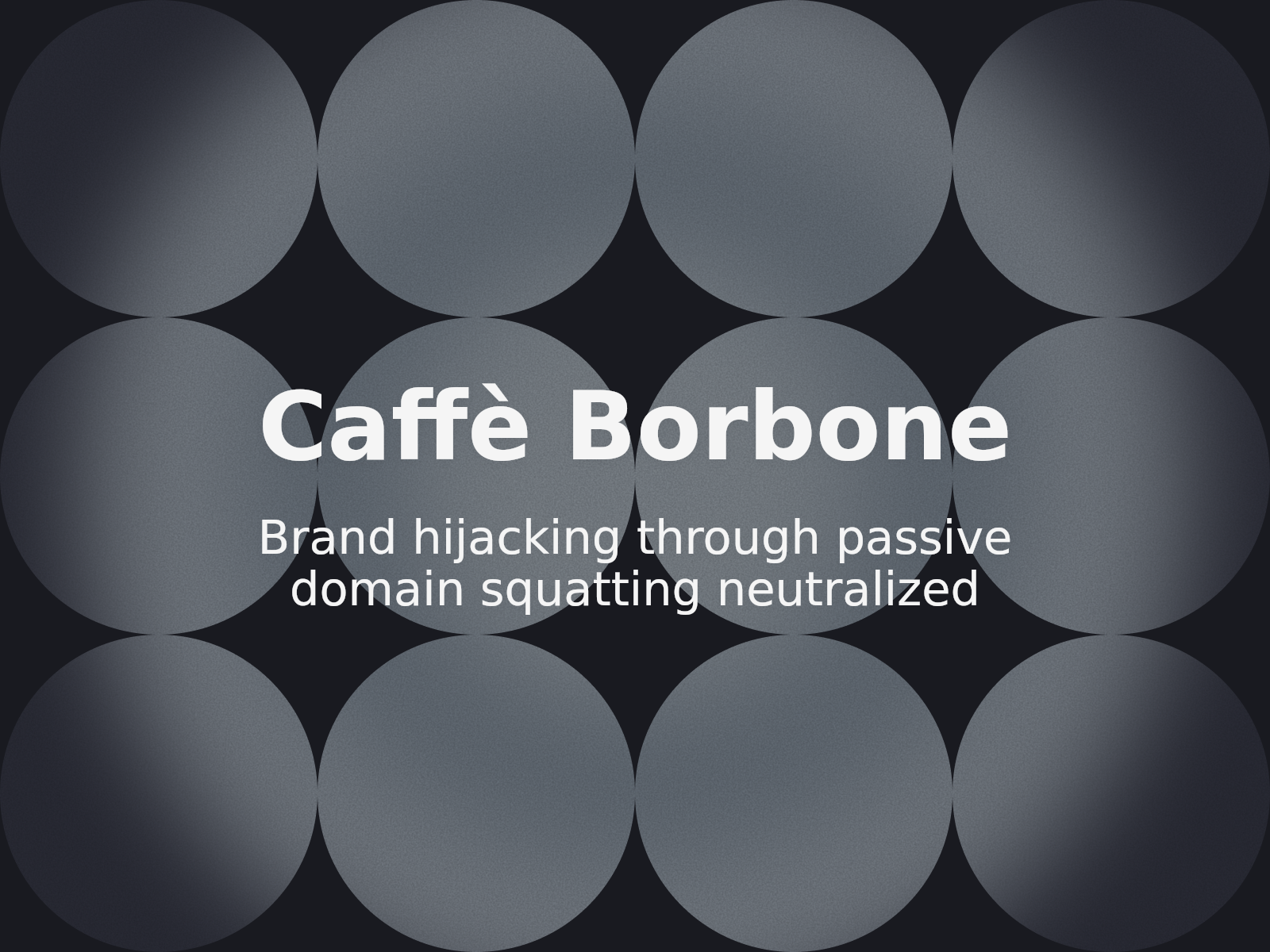 Recuperación del dominio borbonestore.top mediante «Passive Holding»