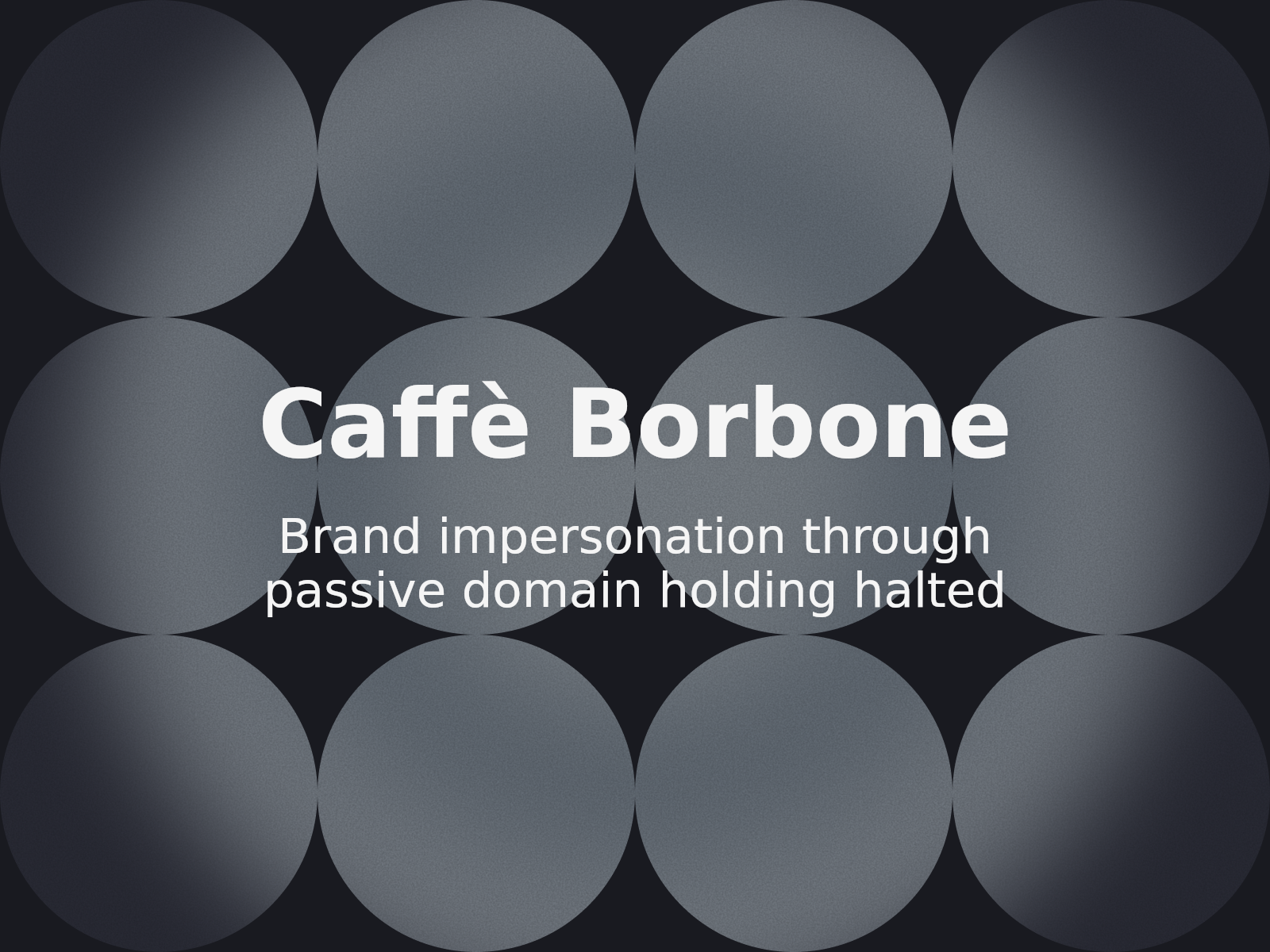Récupération du domaine borbonestore.top suite à une détention passive
