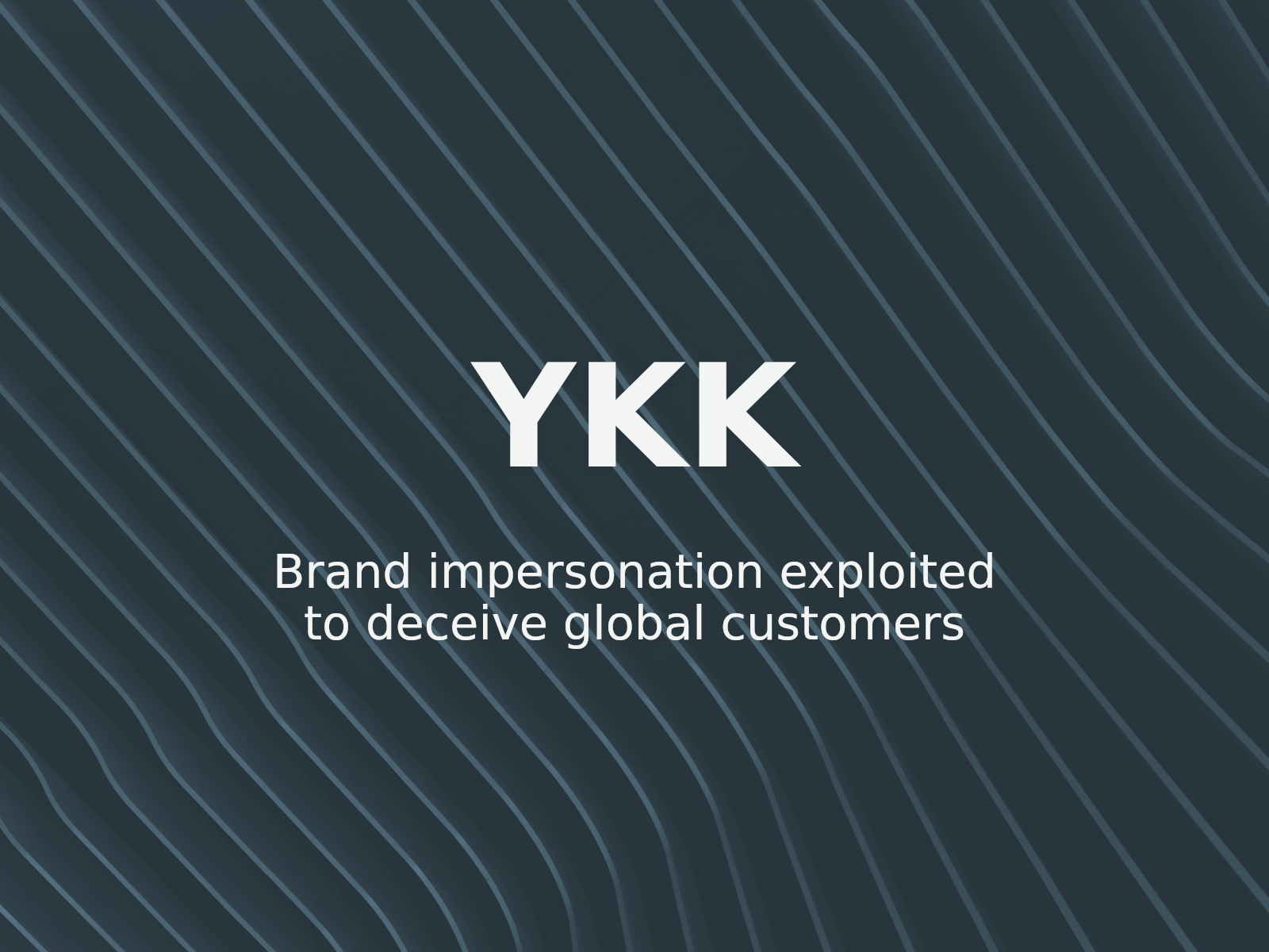 Umgang mit Marken-Impersonation und Risiken bei der Datenerfassung durch die YKK Corporation