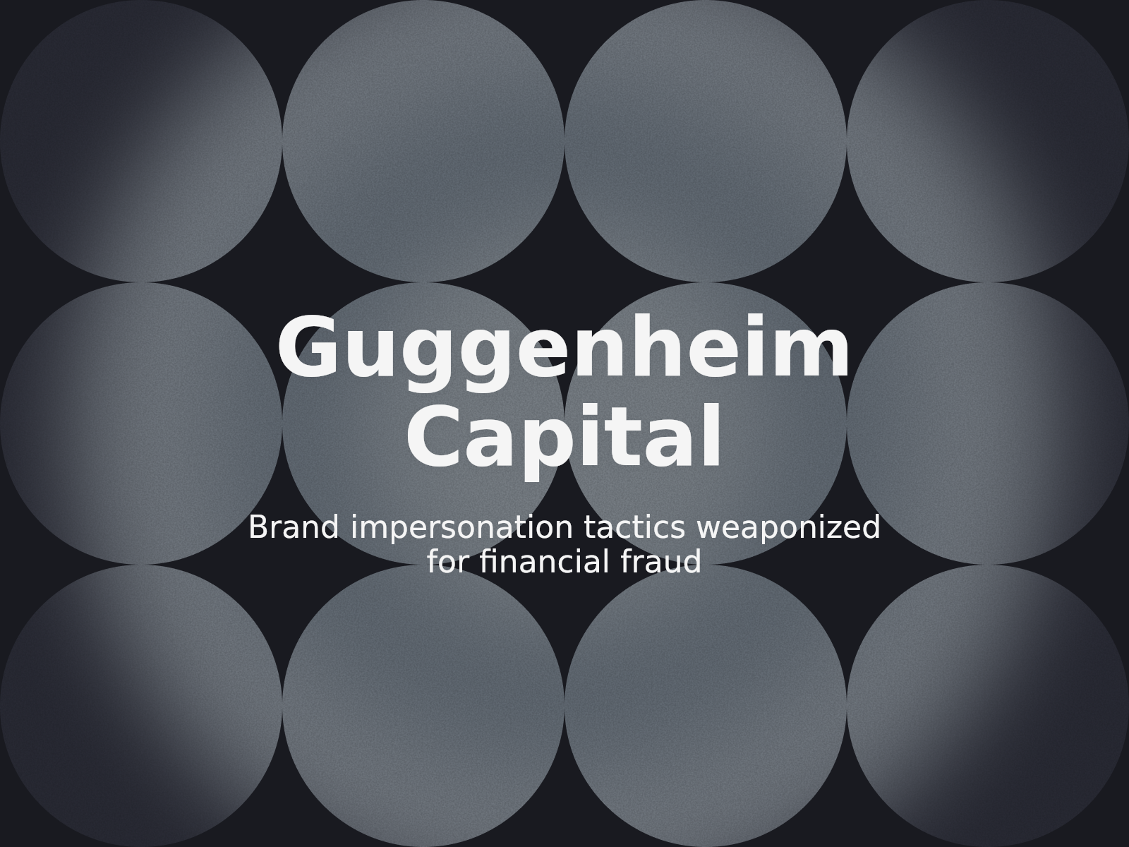 Protéger la marque Guggenheim contre les risques de typosquatting et de phishing